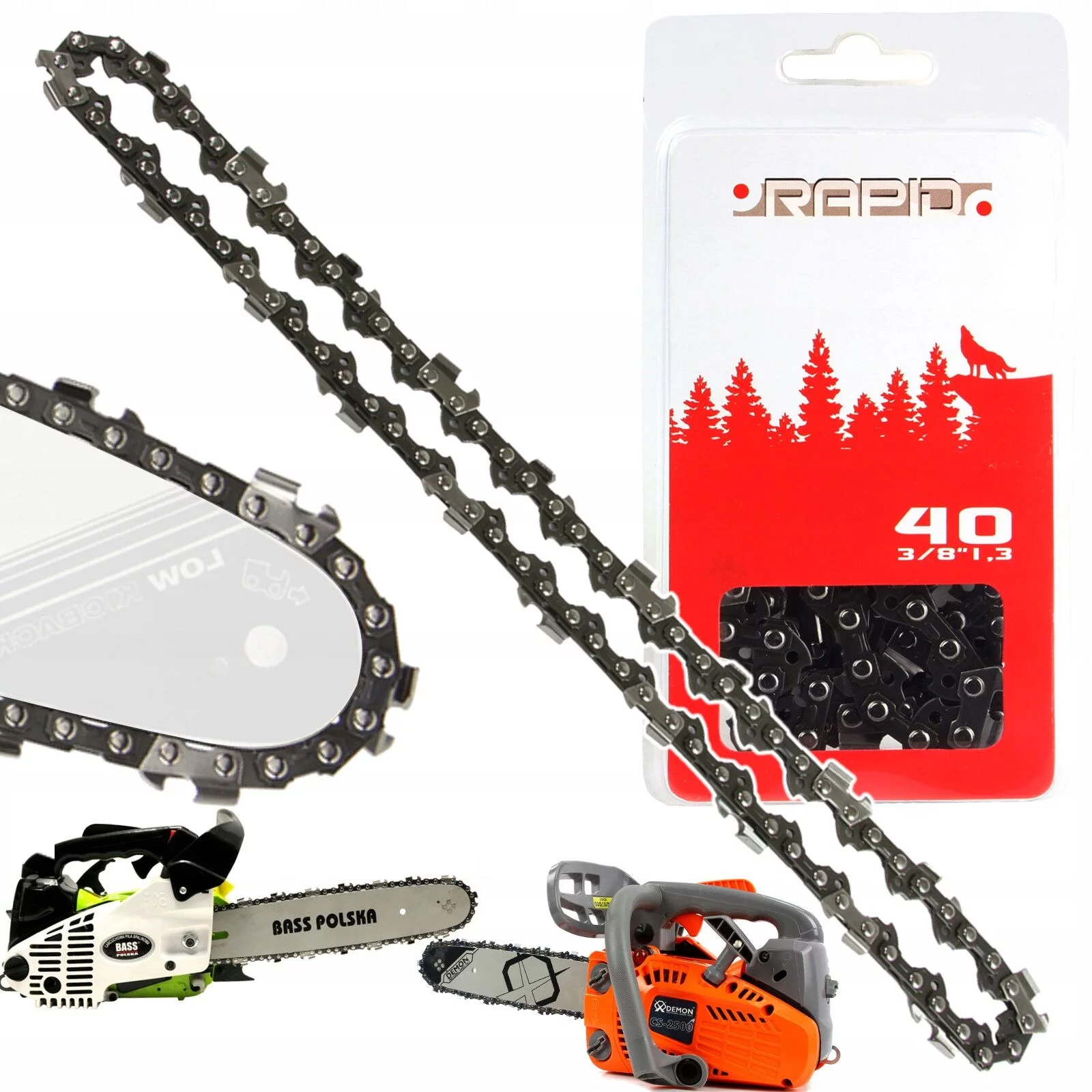 ŁAŃCUCH TNĄCY 40 3/8" 1.3mm RAPID