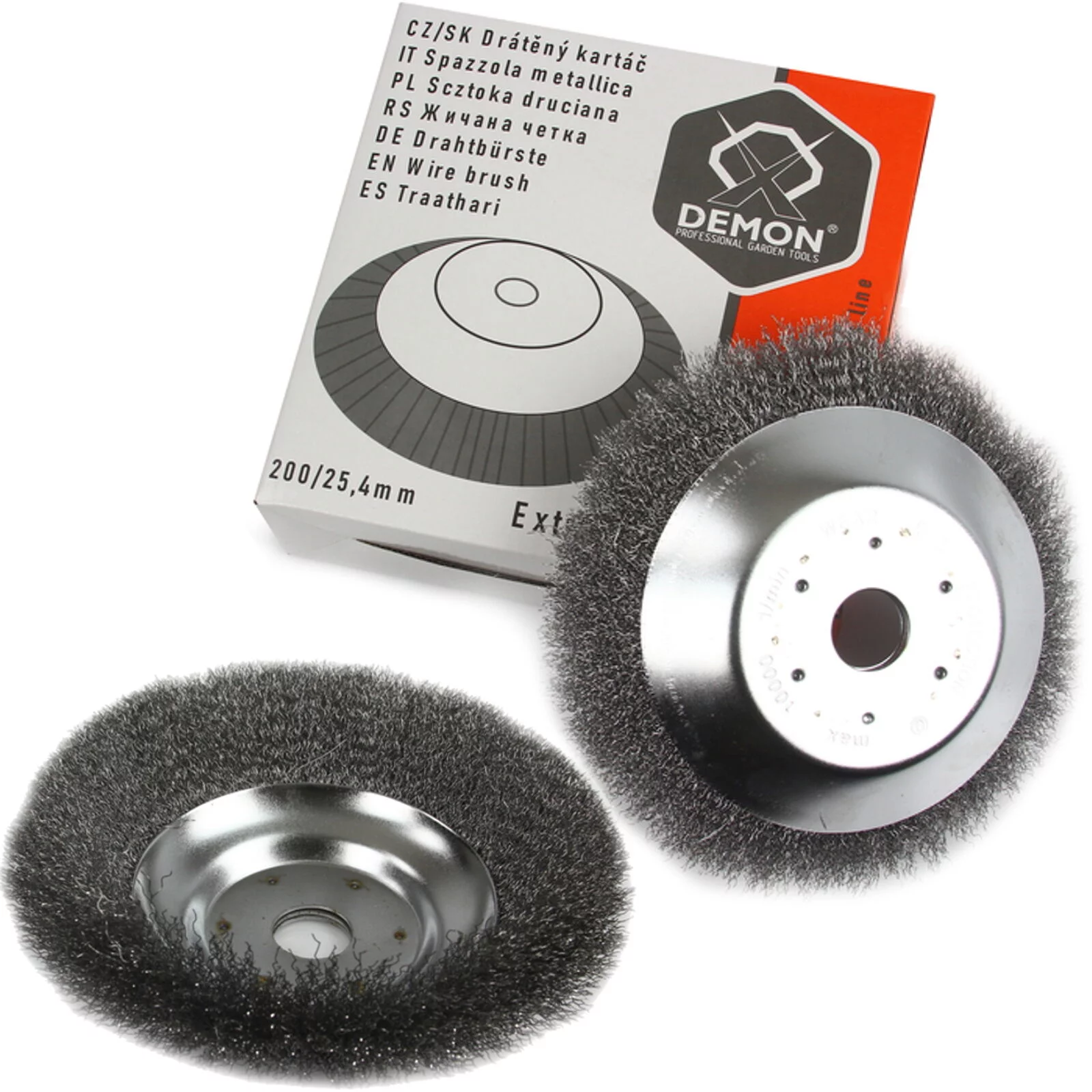 SZCZOTKA TARCZOWA MIĘKKA 200MM/25,4MM KOSY