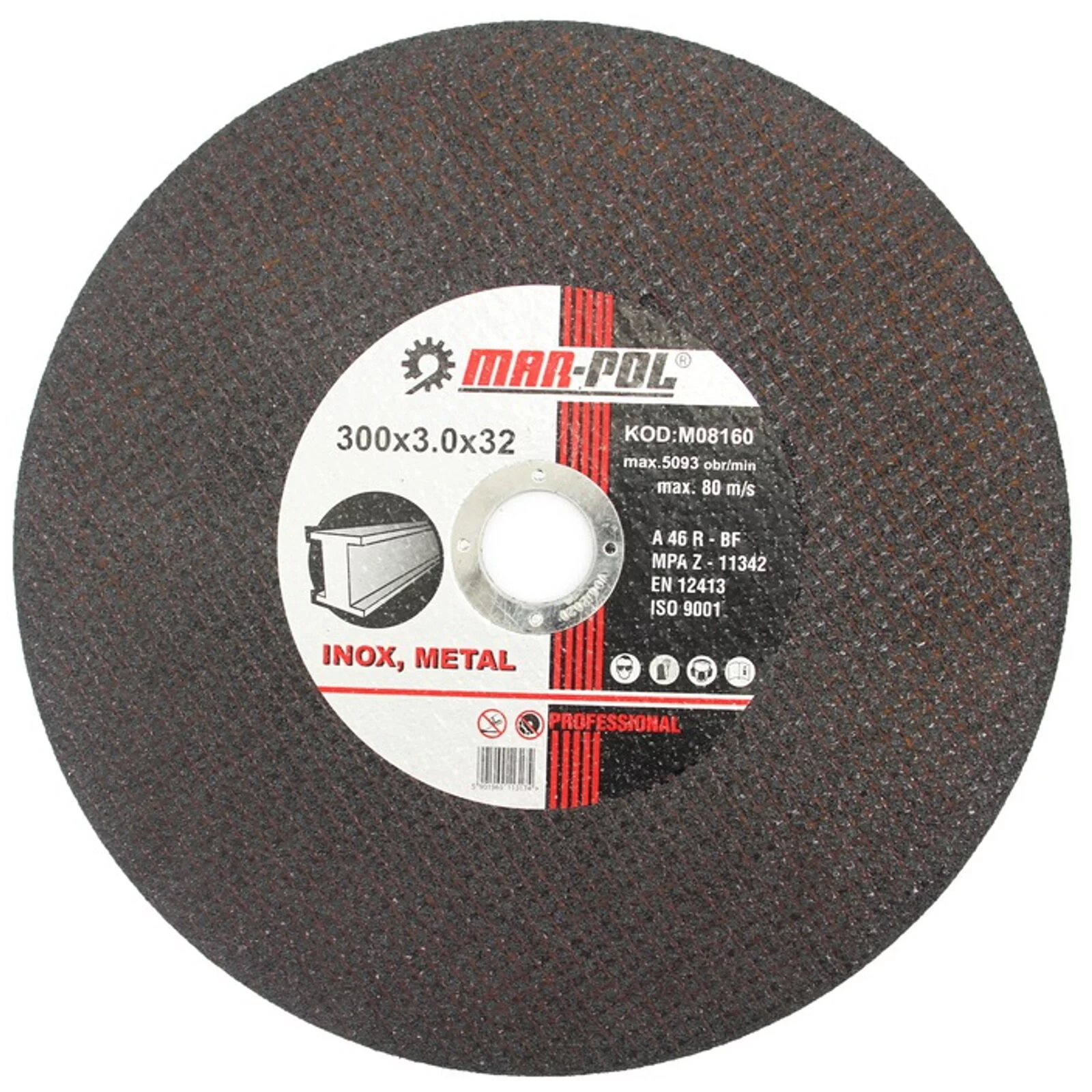TARCZA DO METALU 300mm M08160