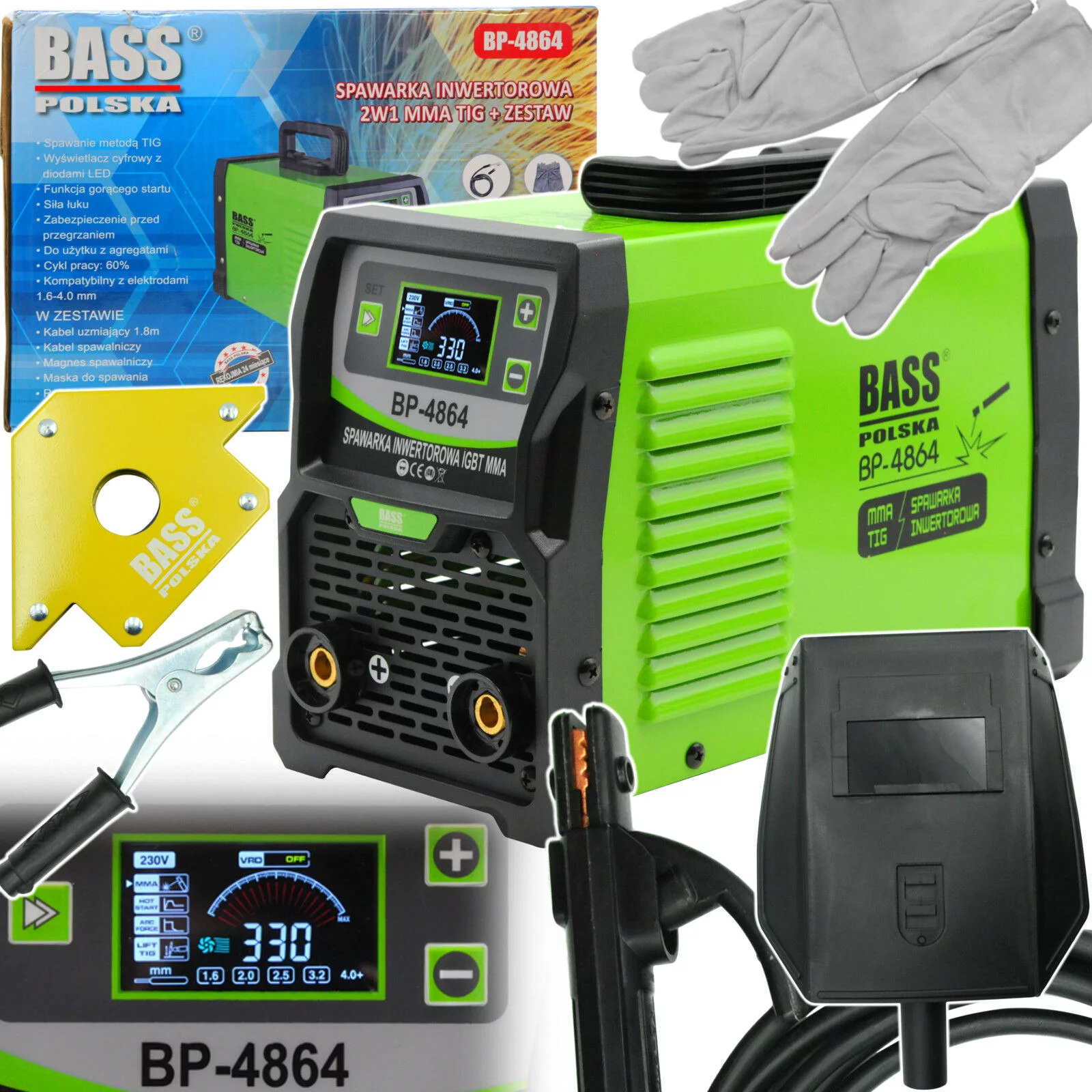 SPAWARKA INWERTEROWA 330A zestaw