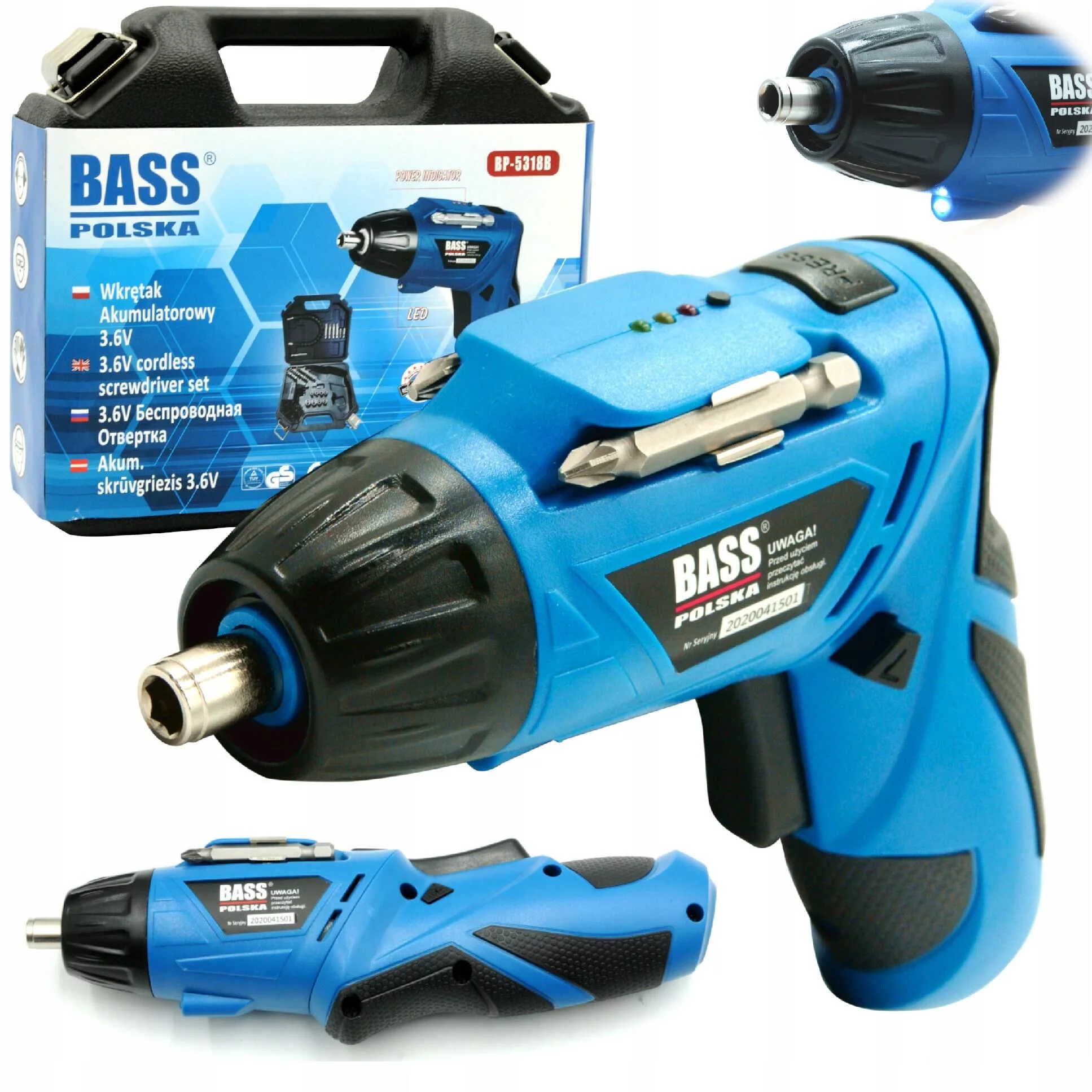 WKRĘTAK AKUMULATOROWY 3,6V