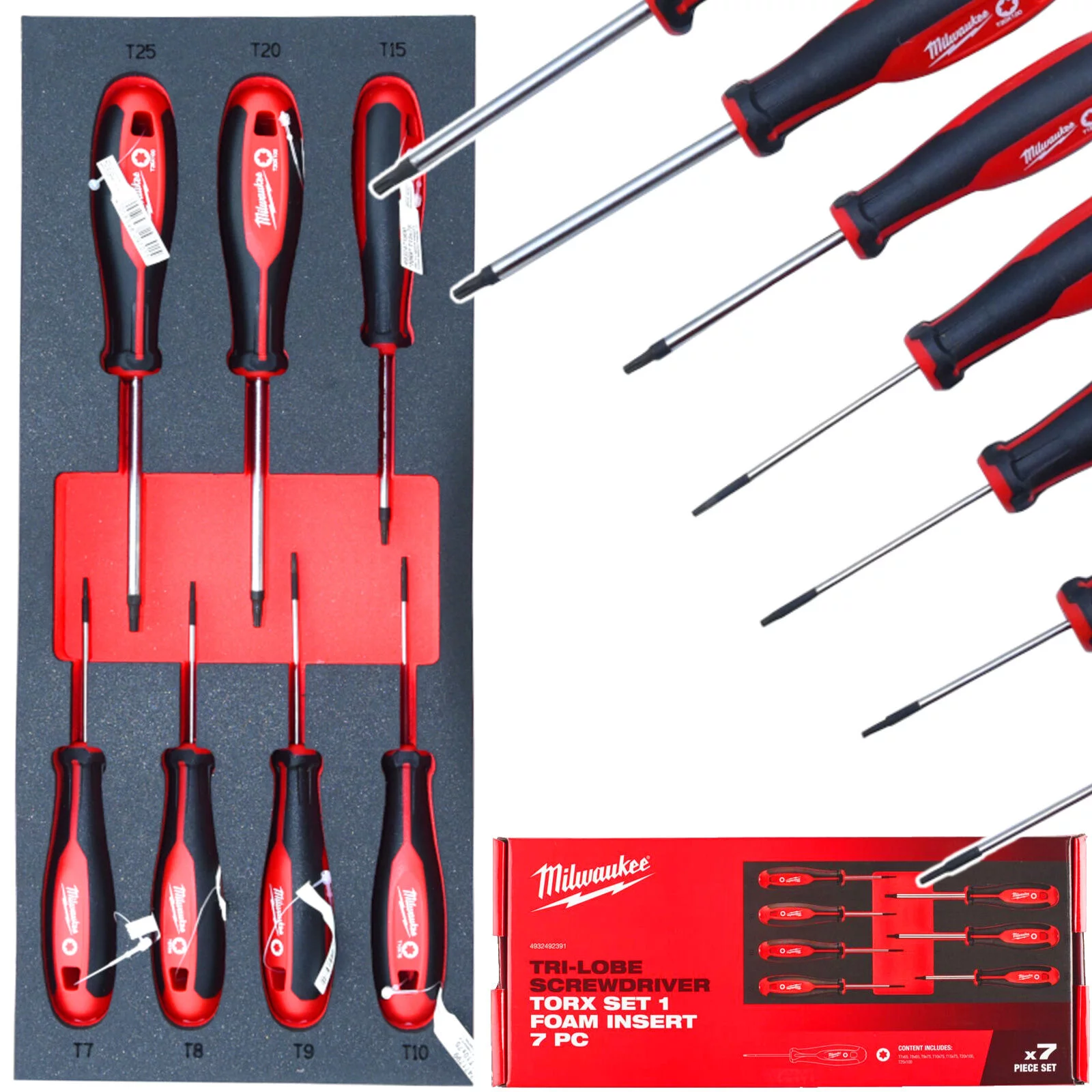WKŁAD WKRĘTAKI TX 7PC