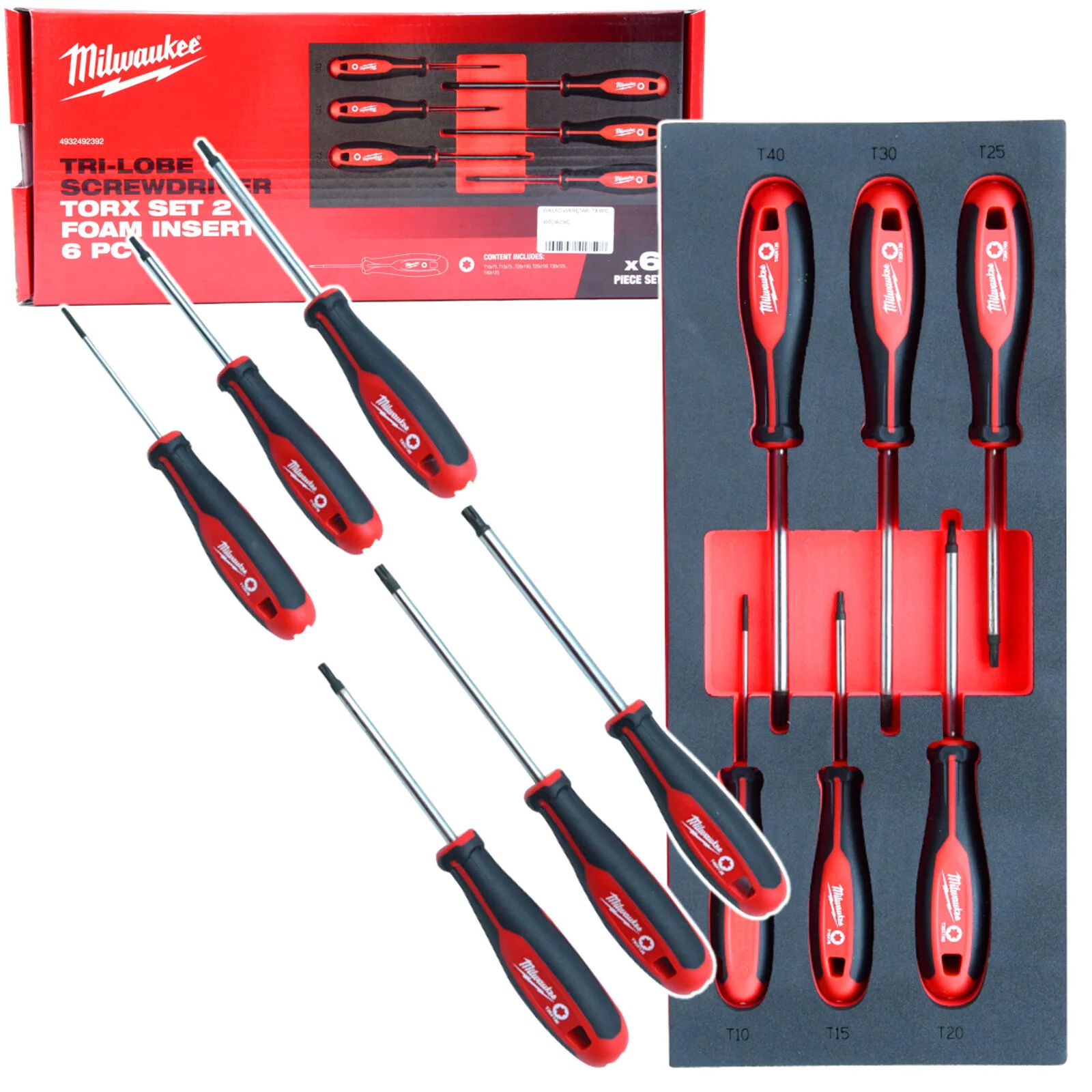 WKŁAD WKRĘTAKI TX 6PC