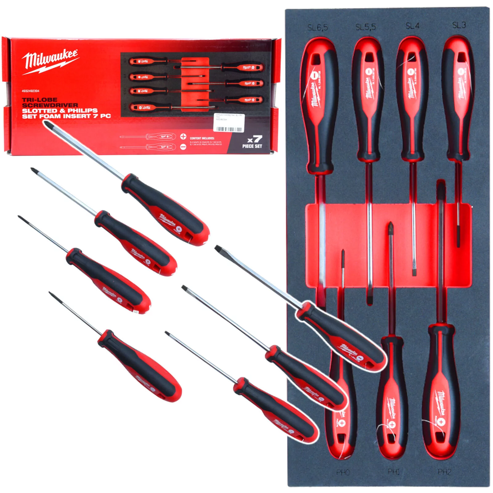 WKŁAD WKRĘTAKI SL+PH 7PC