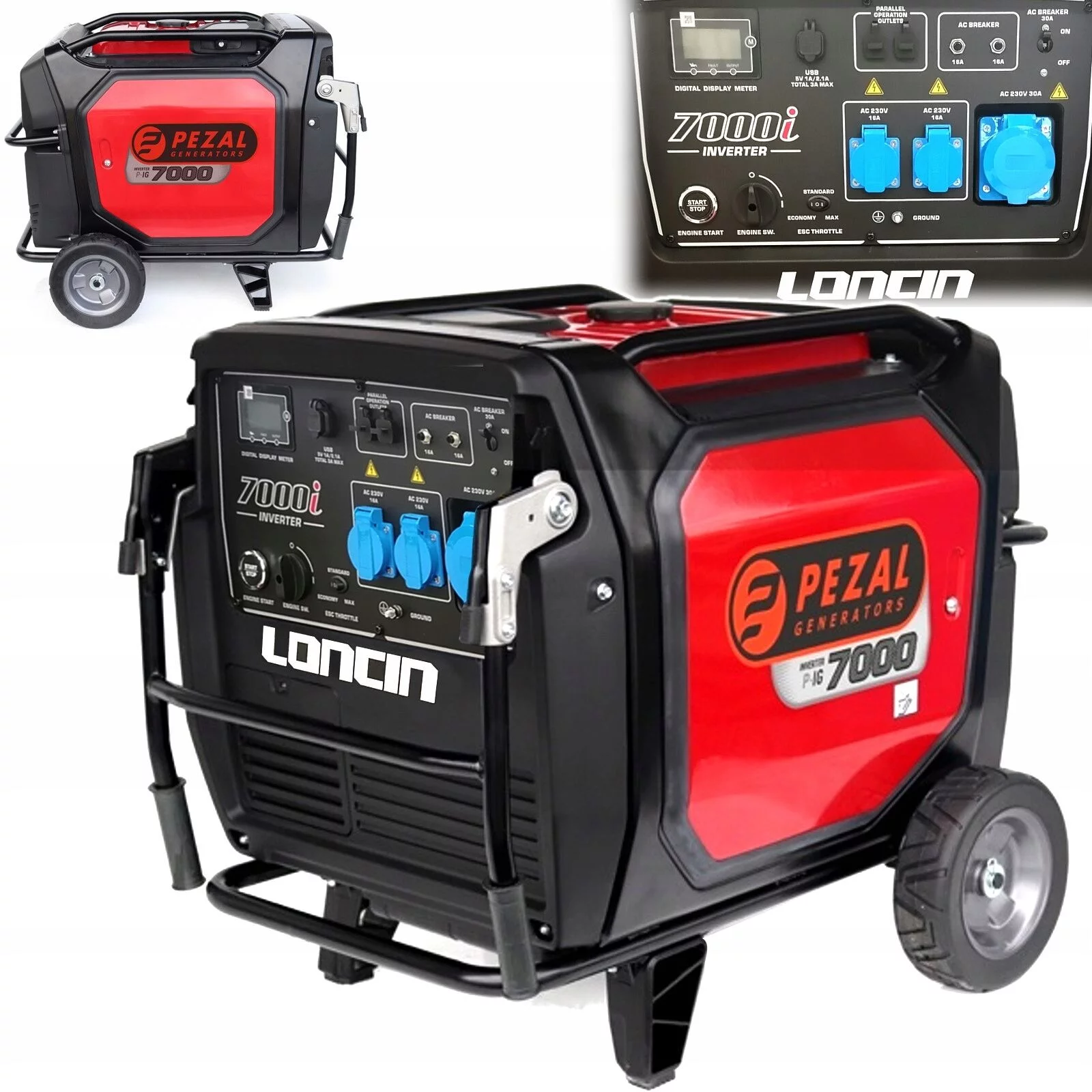 AGREGAT PRĄDOTWÓRCZY GENERATOR INWERTEROWY 7KW