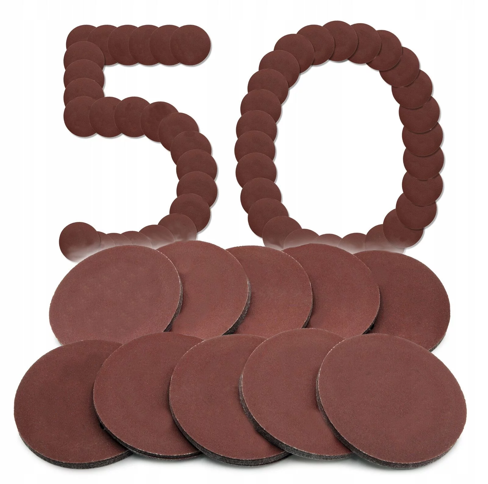 PAPIER ŚCIERNY KRĄŻKI NA RZEP 125MM P150 PEX