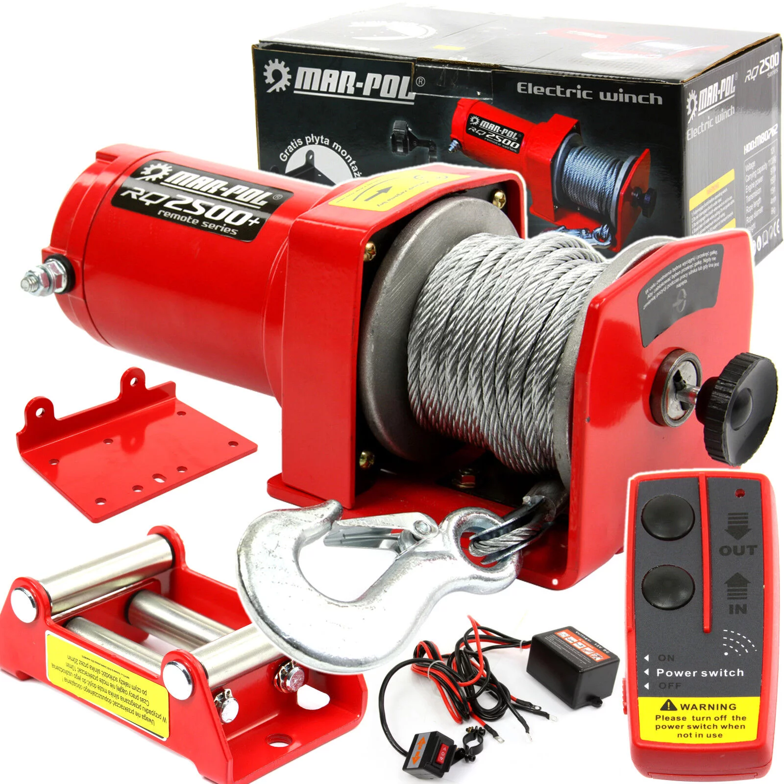 WYCIĄGARKA RQ2500 + pilot zdalny M80762