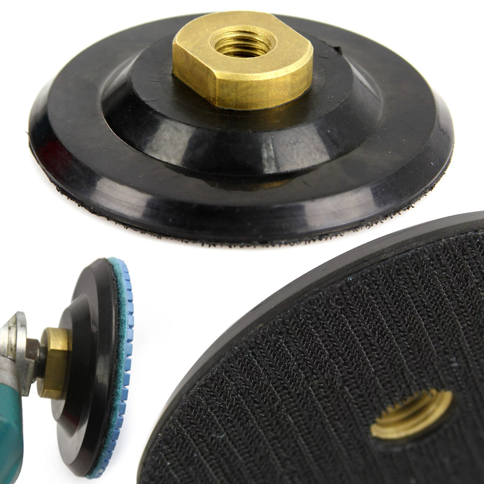 PRZYSTAWKA Z RZEPEM 100mm czarna