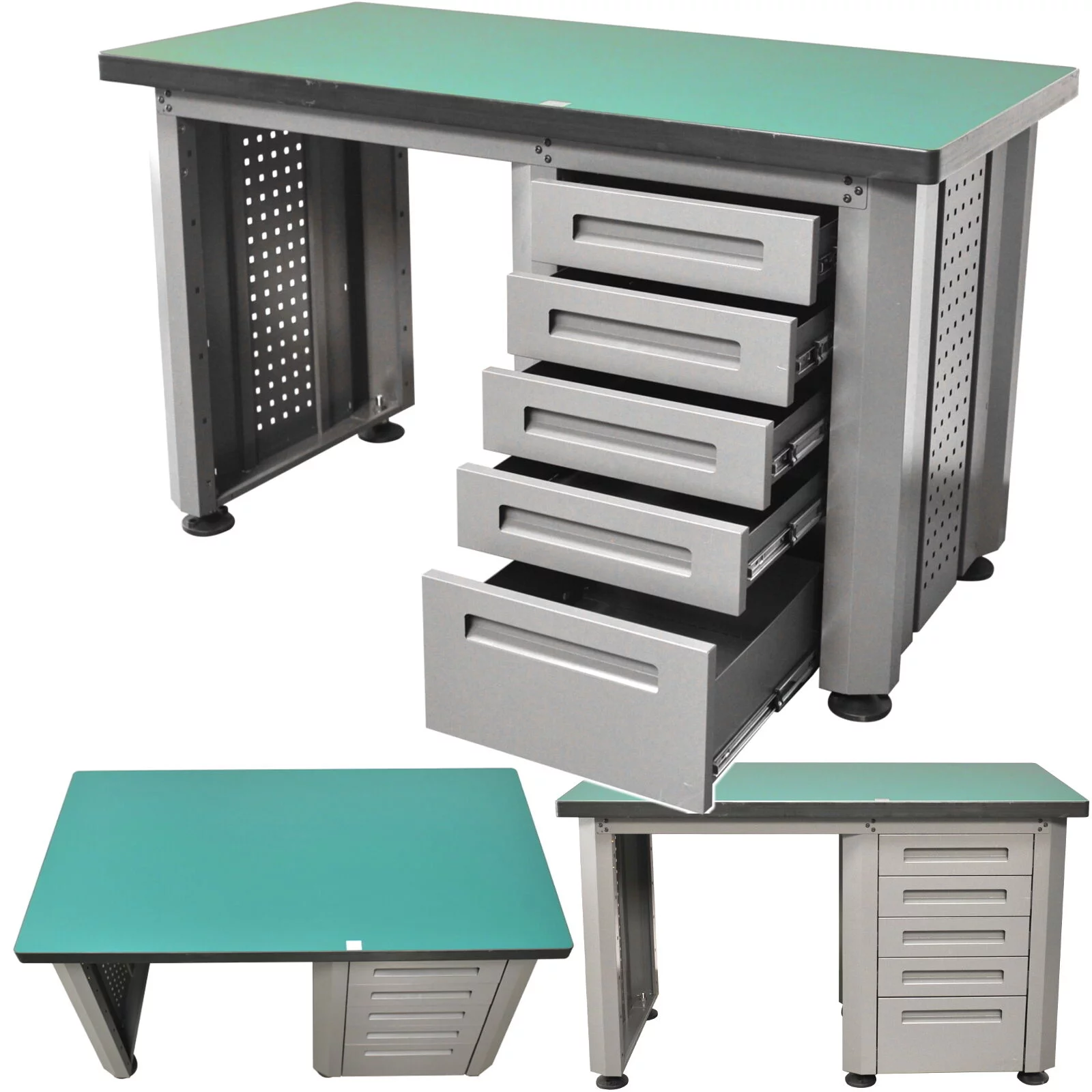 STÓŁ WARSZTATOWY BIURKO SZUFLADY TZ-2315C-5