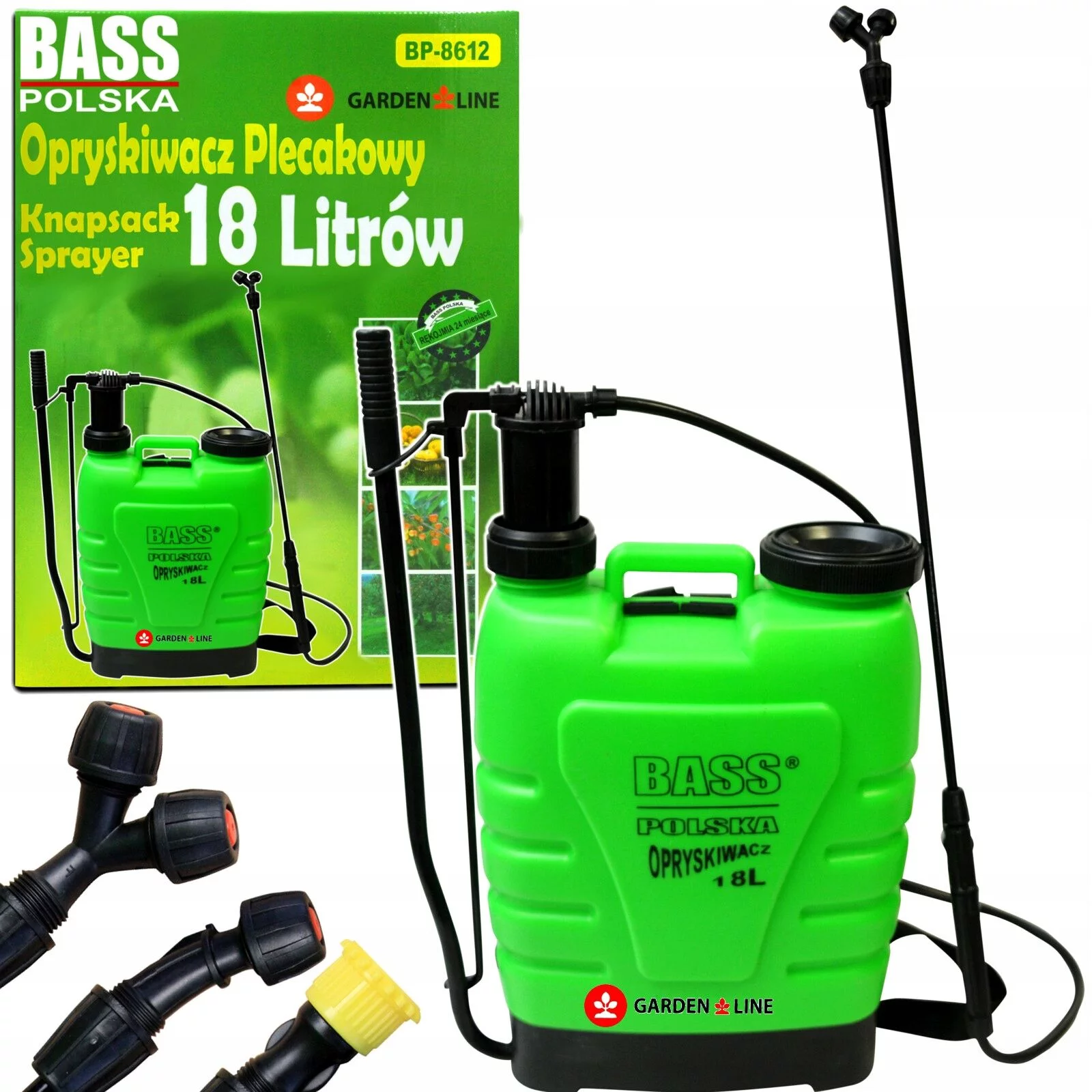 OPRYSKIWACZ RĘCZNY PLECAKOWY 18L