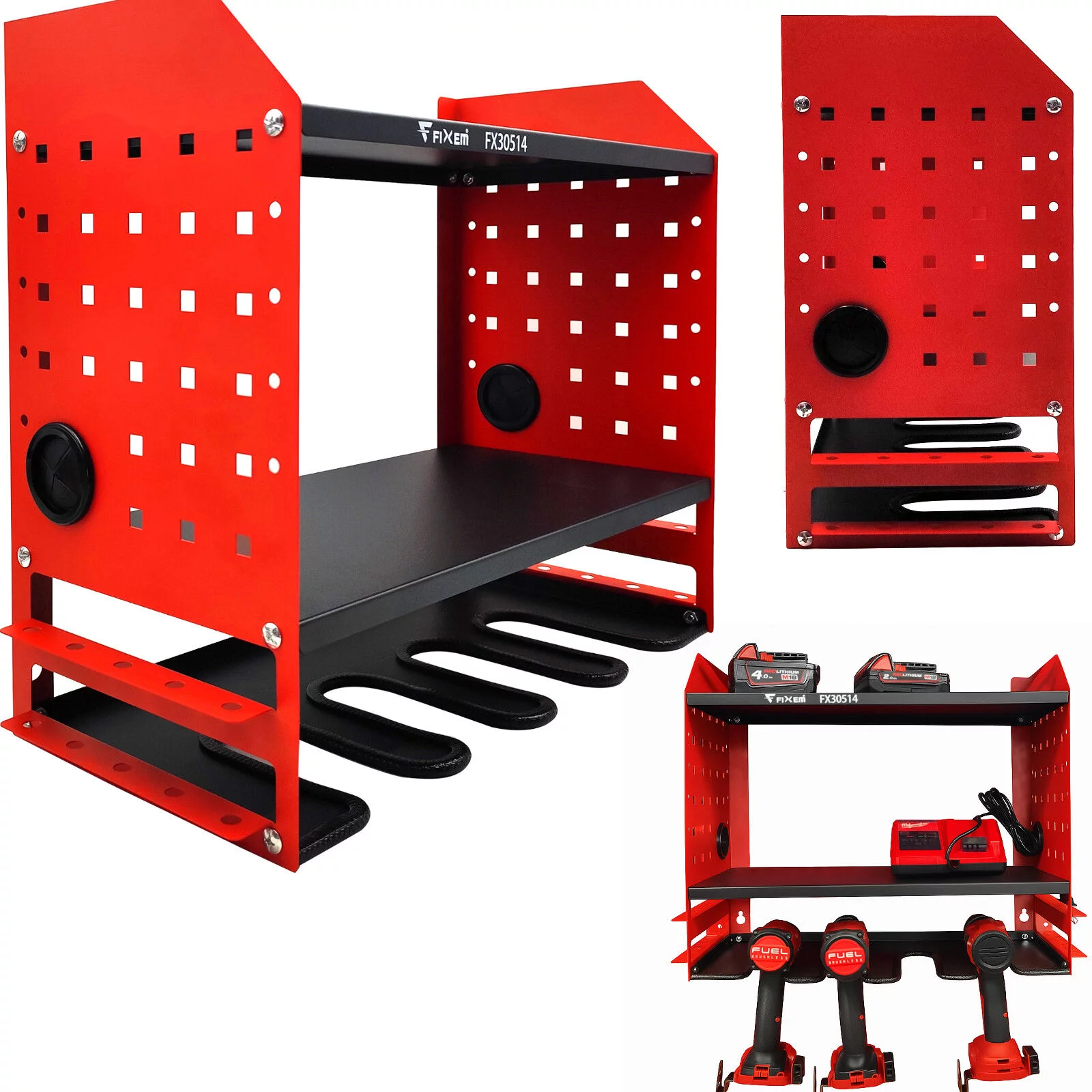 SZAFKA PÓŁKA WISZĄCA 4 UCHWYTY