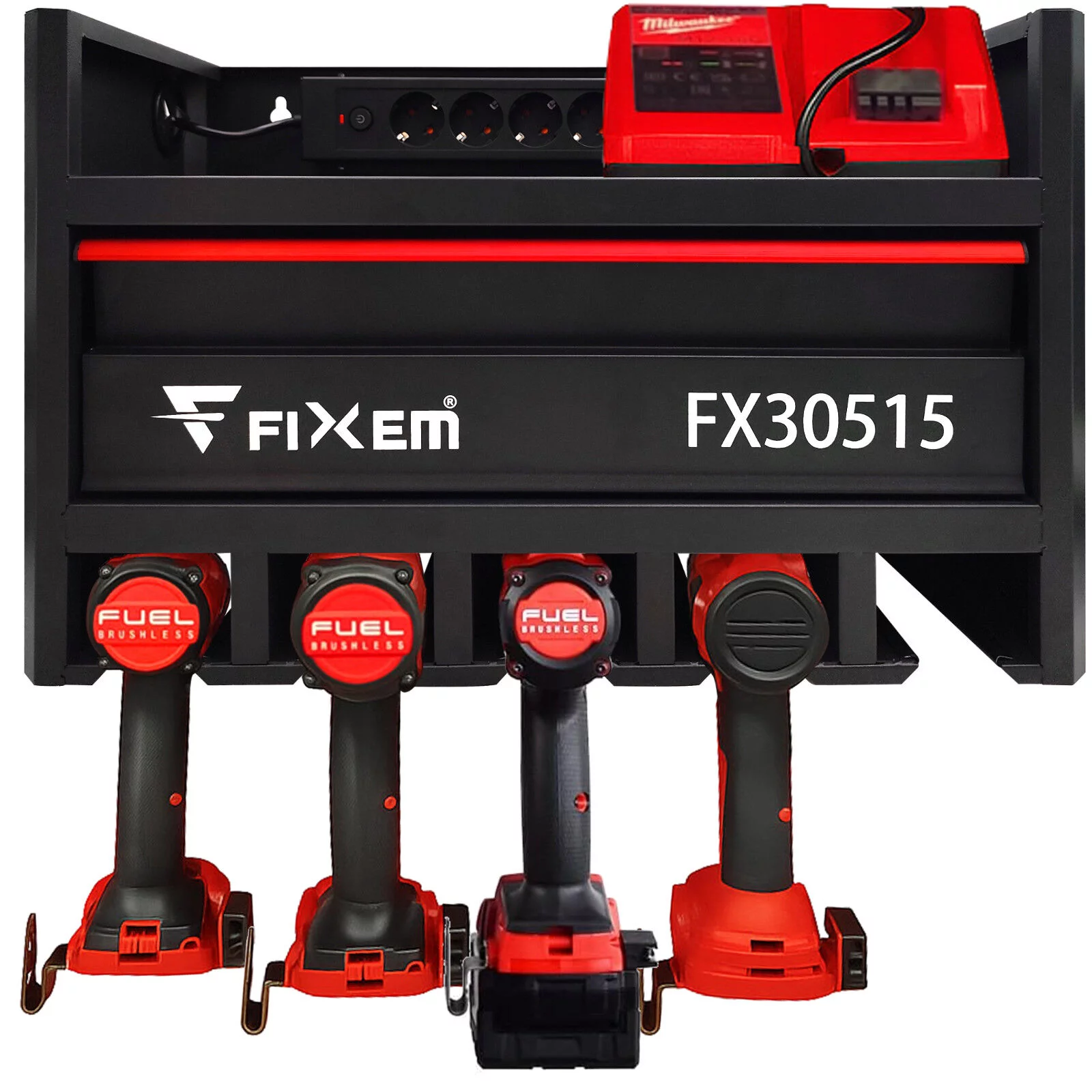 SZAFKA PÓŁKA WISZĄCA 5x UCHWYT SZUFLADA