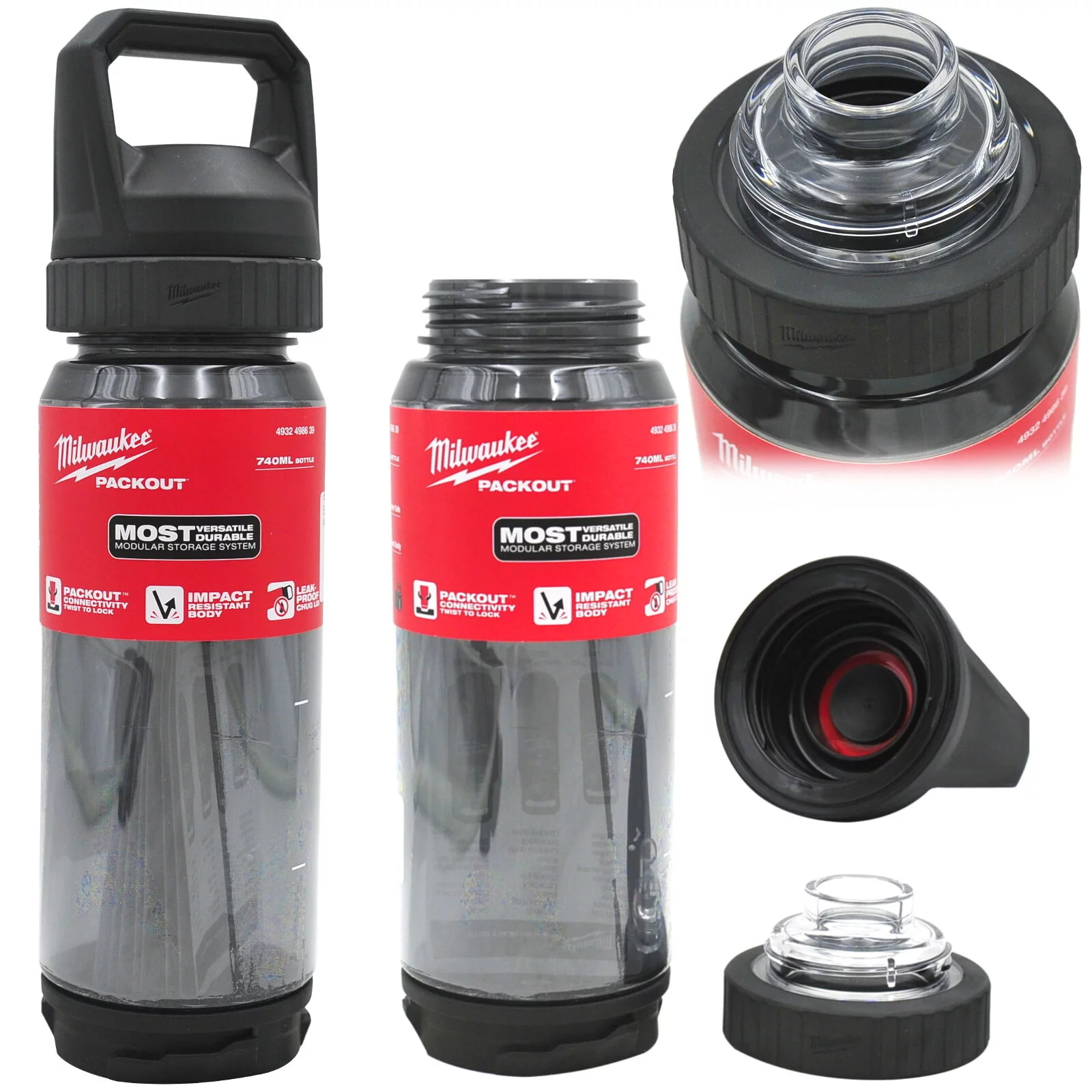 BUTELKA BIDON 740ML BLACK