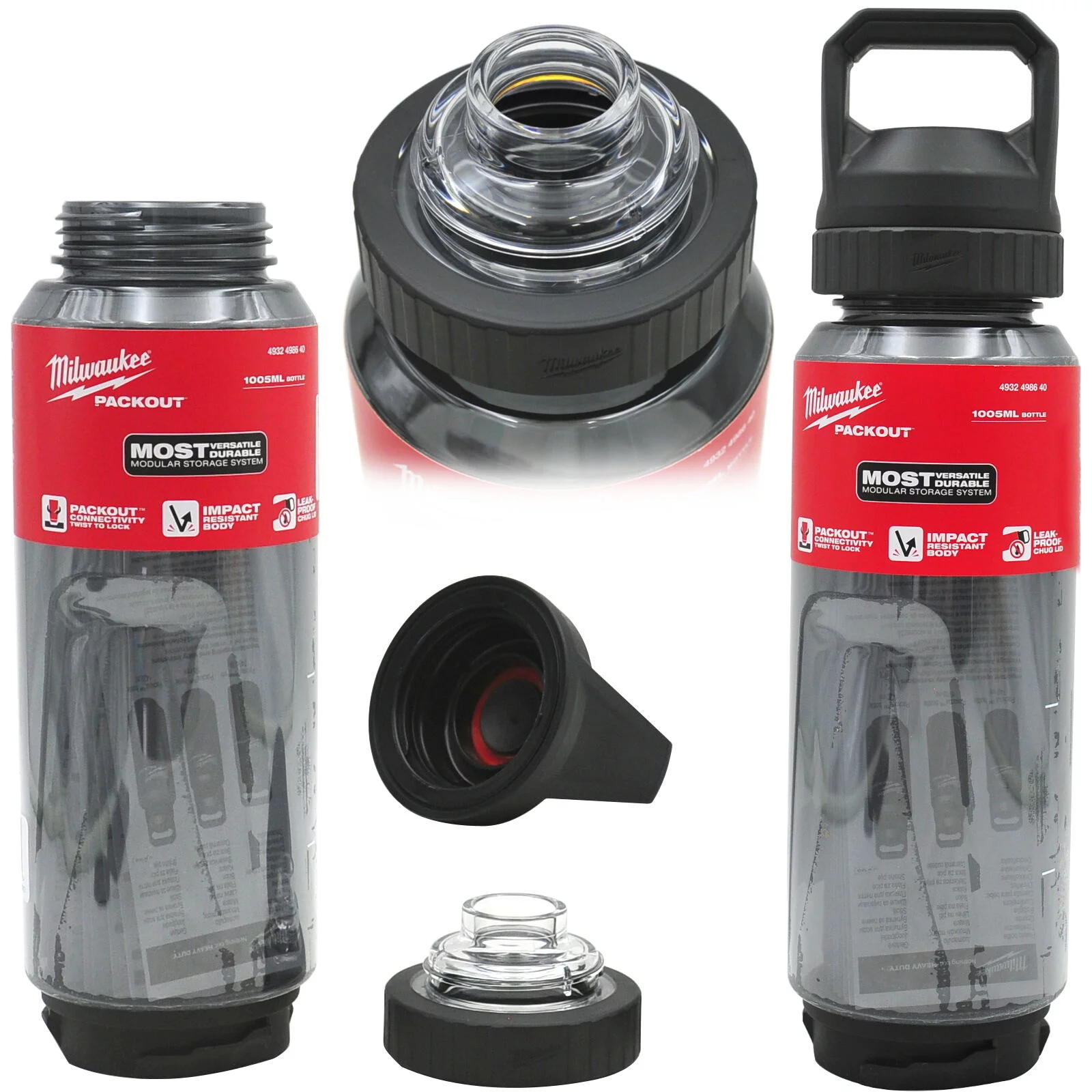 BUTELKA BIDON 1005ML BLACK