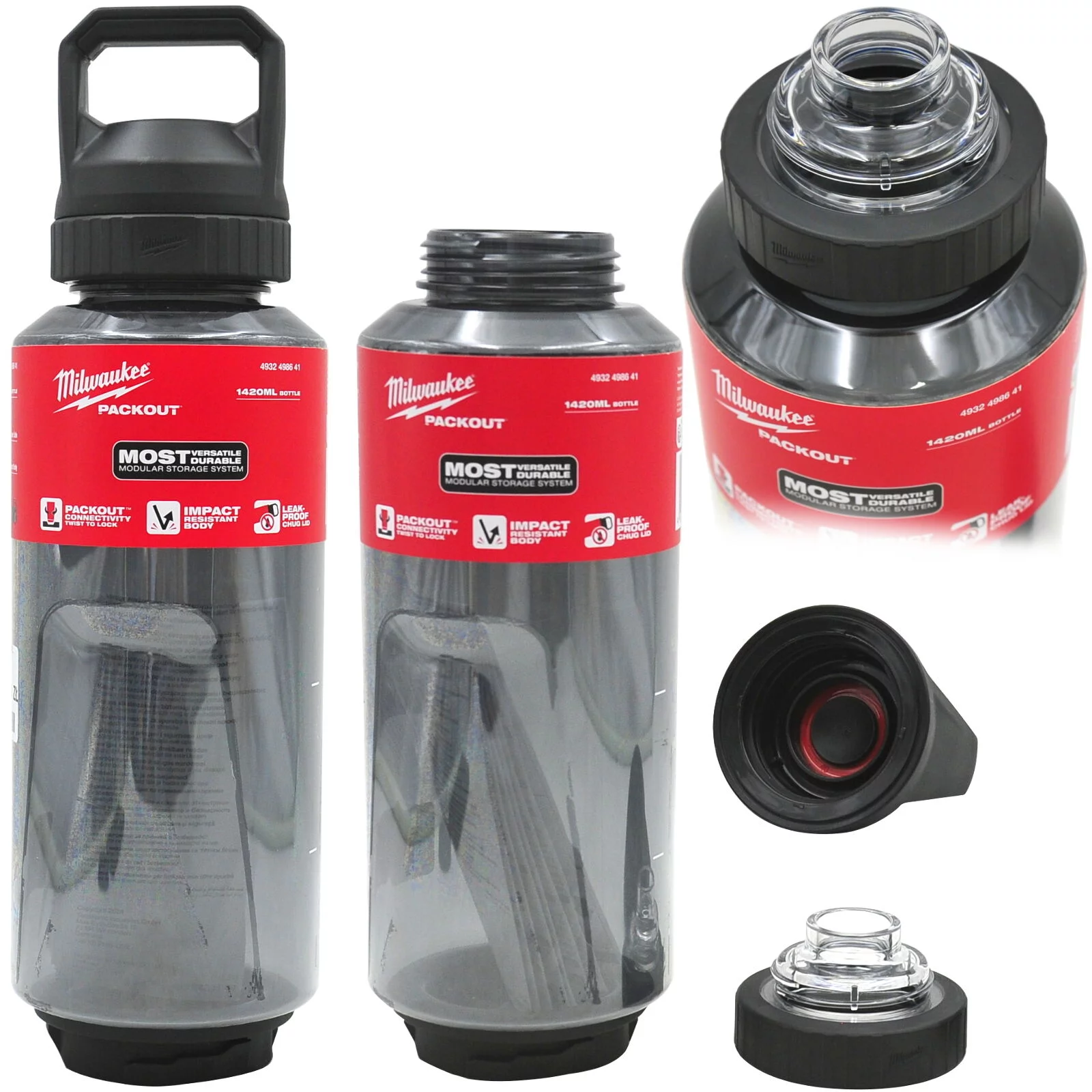 BUTELKA BIDON 1420ML BLACK