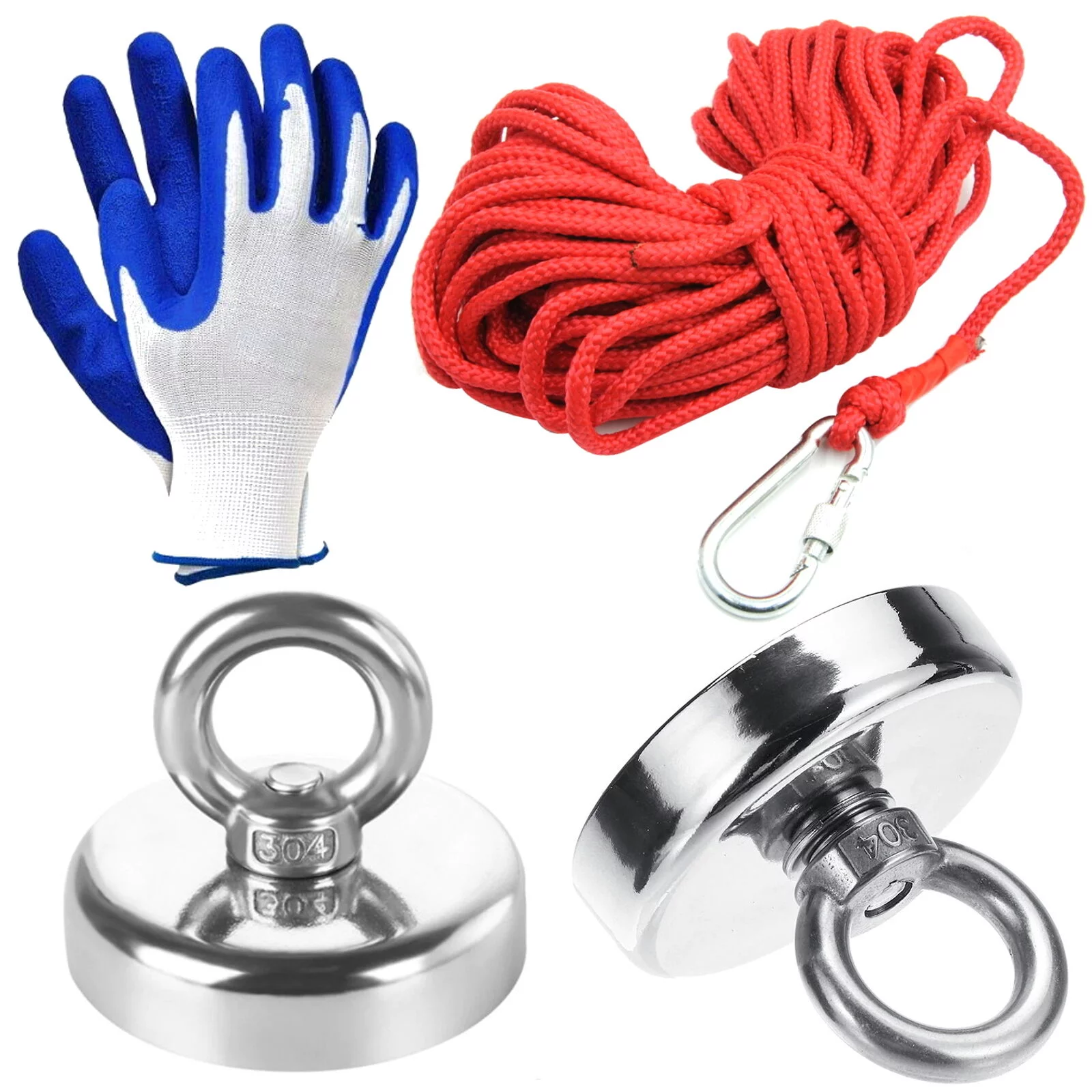 MAGNES NEODYMOWY 100kg 60x15mm ZESTAW