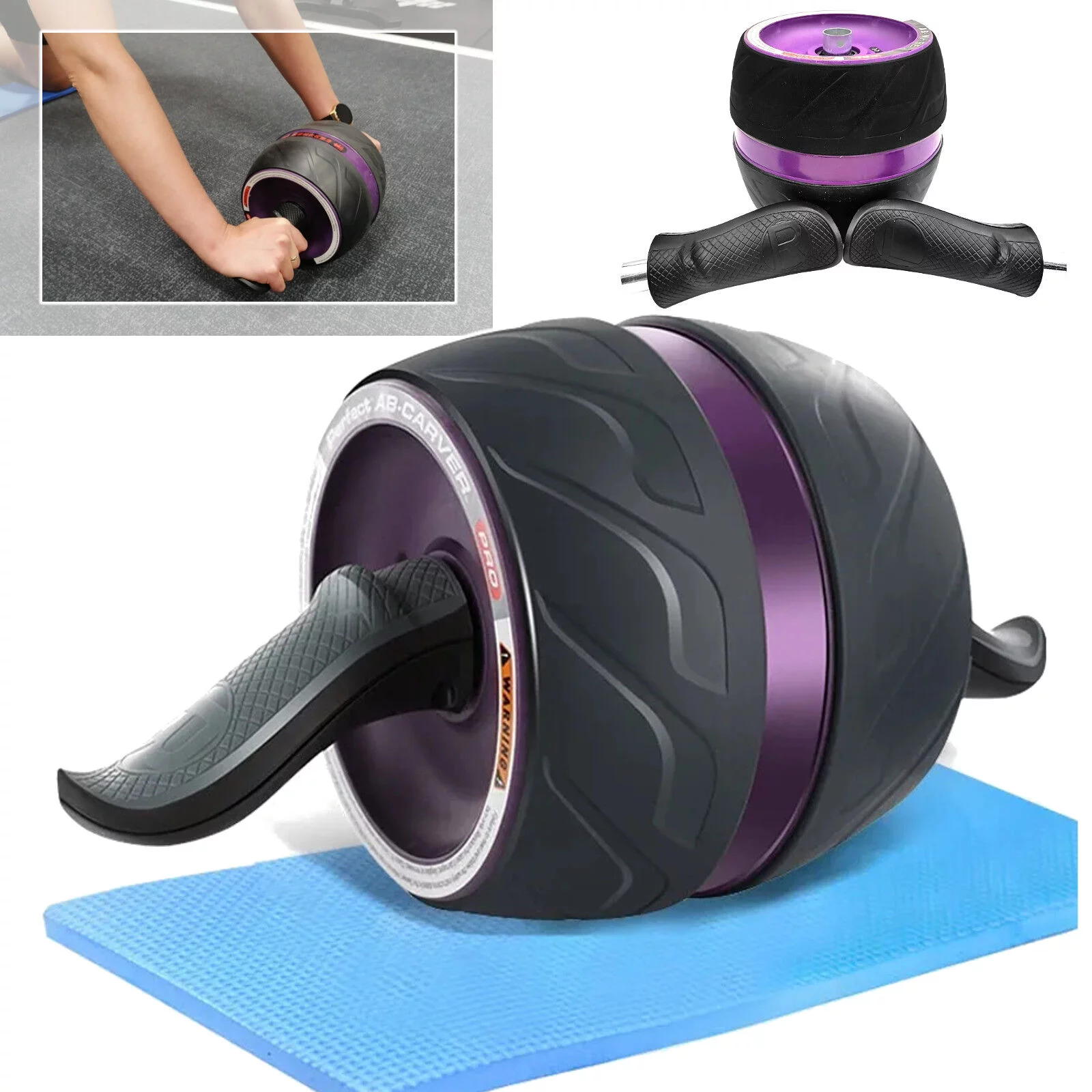 AB ROLLER KOŁO FIOLET - podwójne