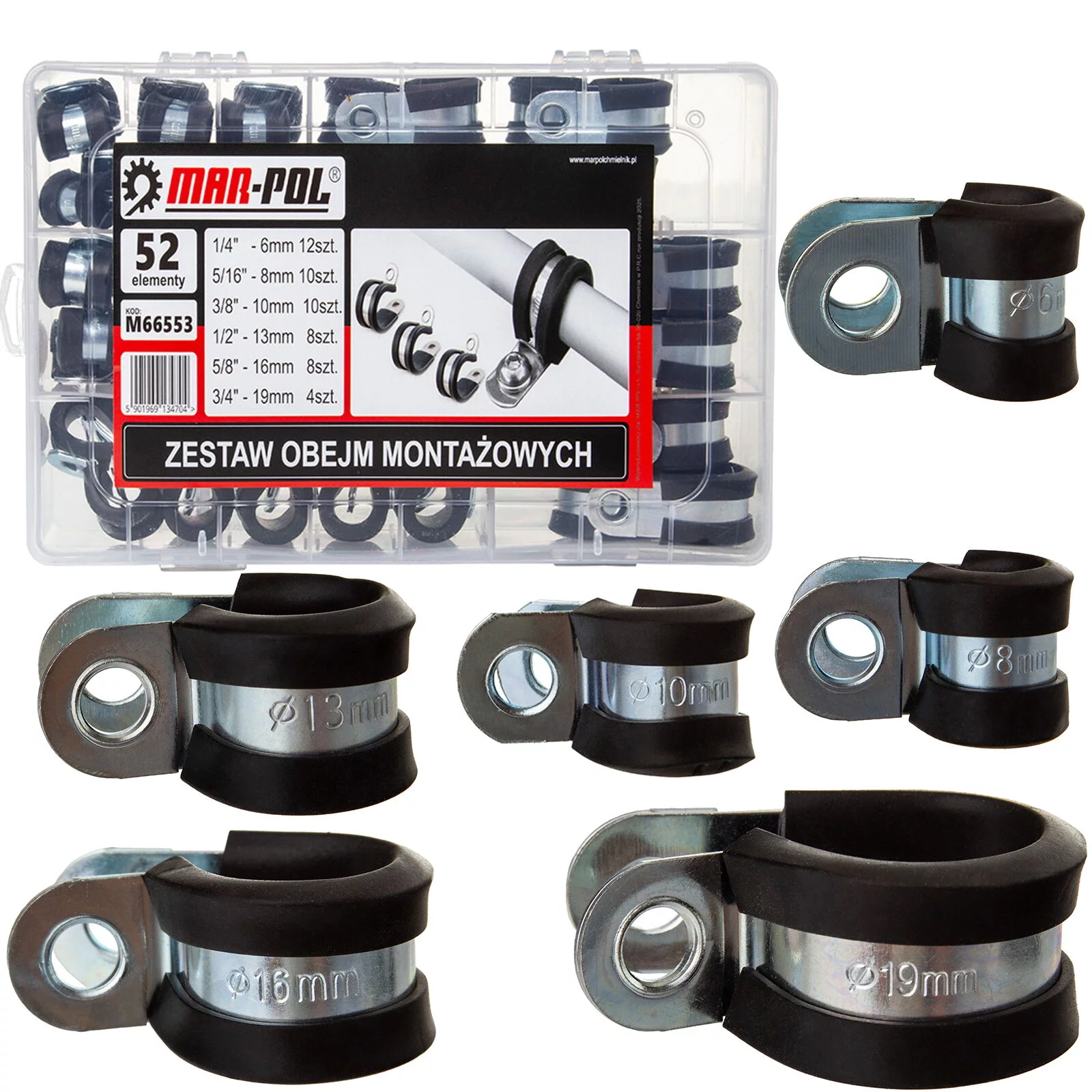 ZESTAW OBEJM MONTAŻOWYCH 52el