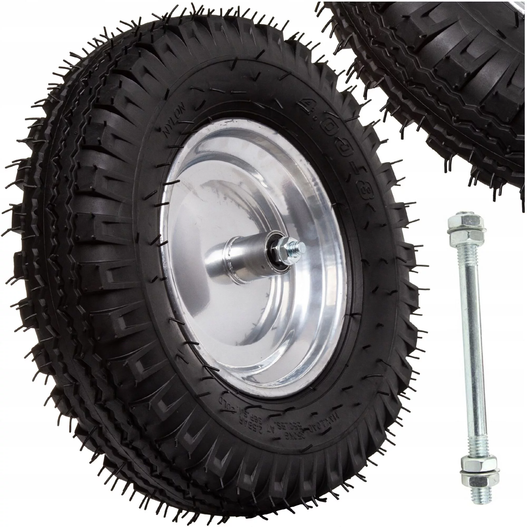 KOŁO KÓŁKO DO TACZKI TACZEK 4.00-8 400-8 400x8 8PR MOCNE Z DĘTKĄ POMPOWANE