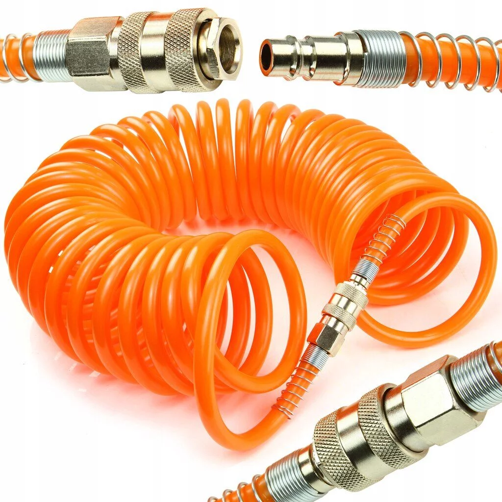 WĄŻ PNEUMATYCZNY 15m SPIRALNY