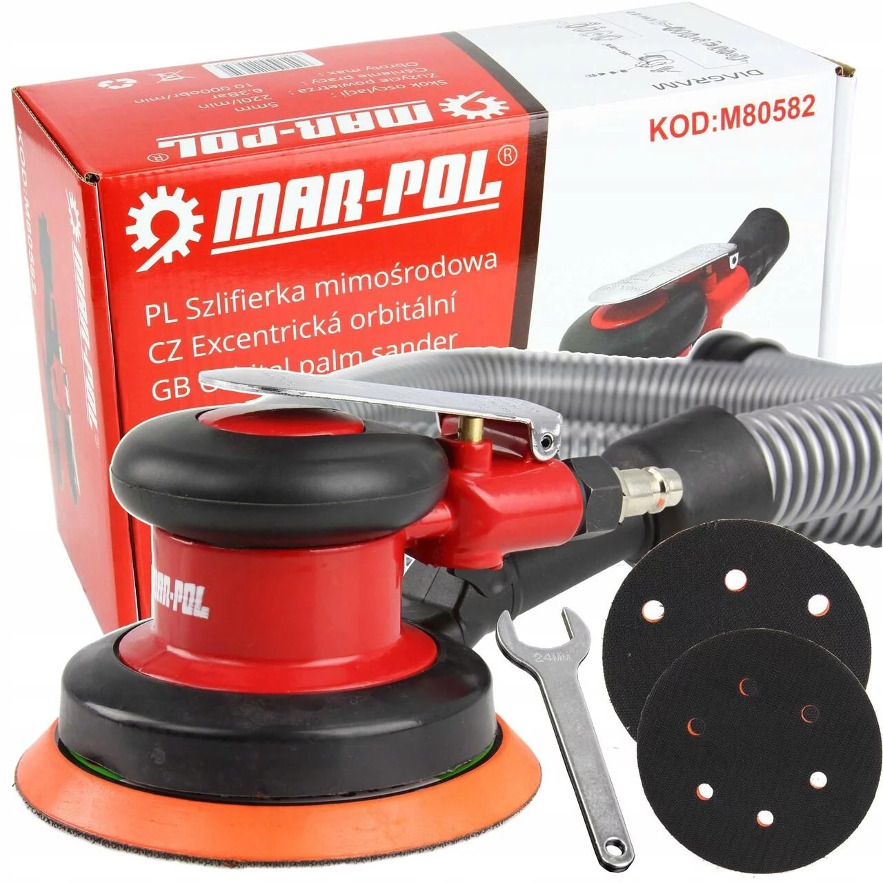 SZLIFIERKA PEX PNEUMATYCZNA 125+150mm