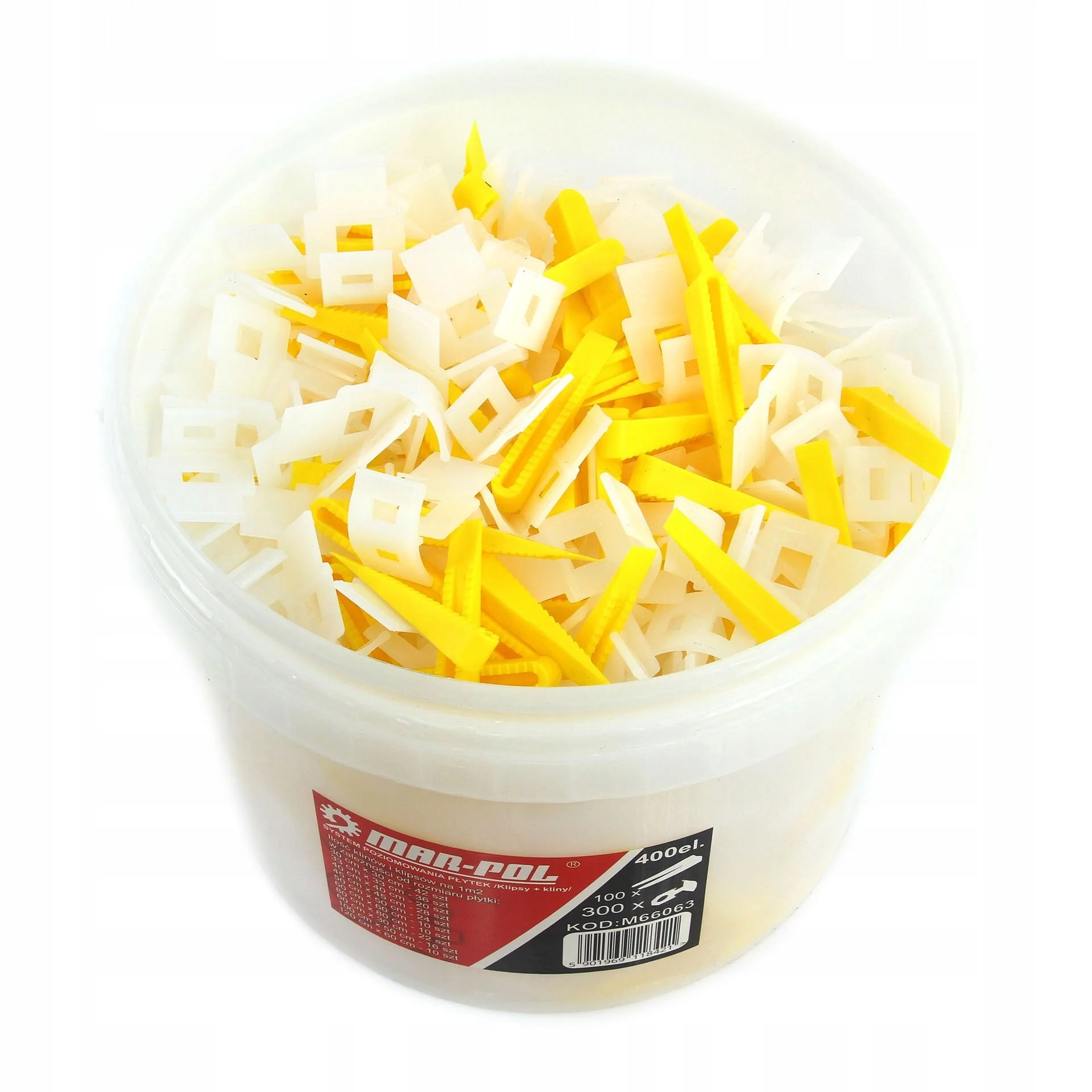 SYSTEM POZIOMOWANIA PŁYTEK ZESTAW 400EL KLIN KLIPS