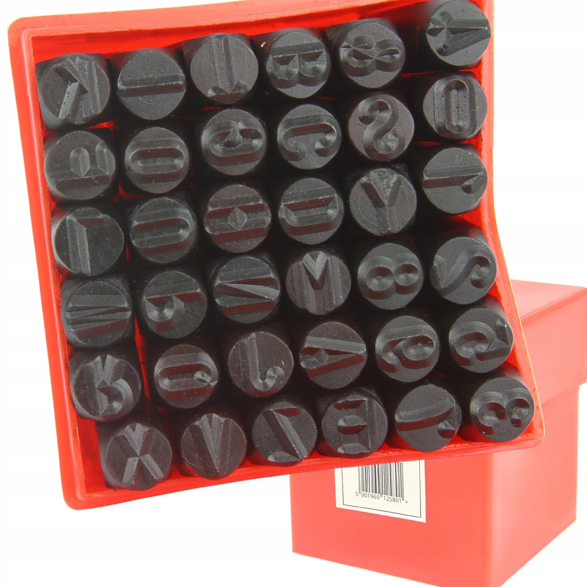 ZNACZNIKI NUMERATORY 36 LITERY CYFRY NUMERATOR 8MM