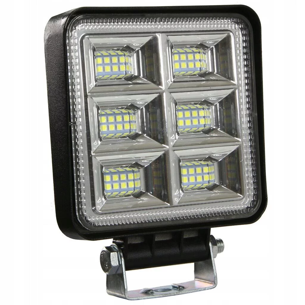 LAMPA LED 48 SZPERACZ 110X110X35MM 9-36V MOCNA LAMPA LED