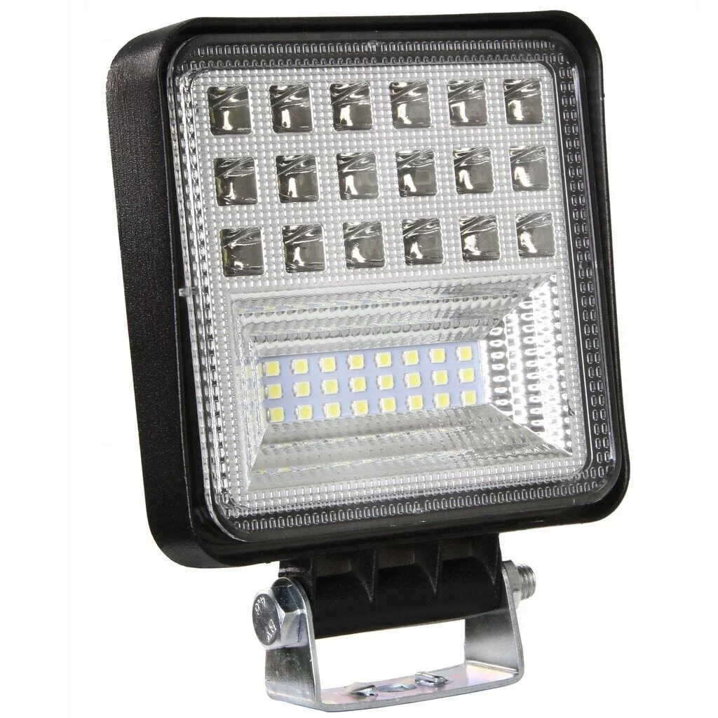 LAMPA LED 42 SZPERACZ 110X110X35MM 9-36V MOCNA LAMPA LED 9-36V