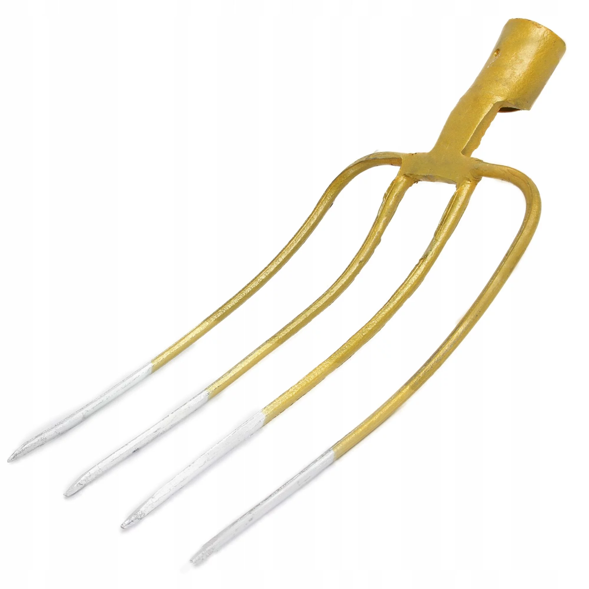 WIDŁY 4-ZĘBNE GOSPODARCZE BEZ TRZONKA ŻÓŁTE