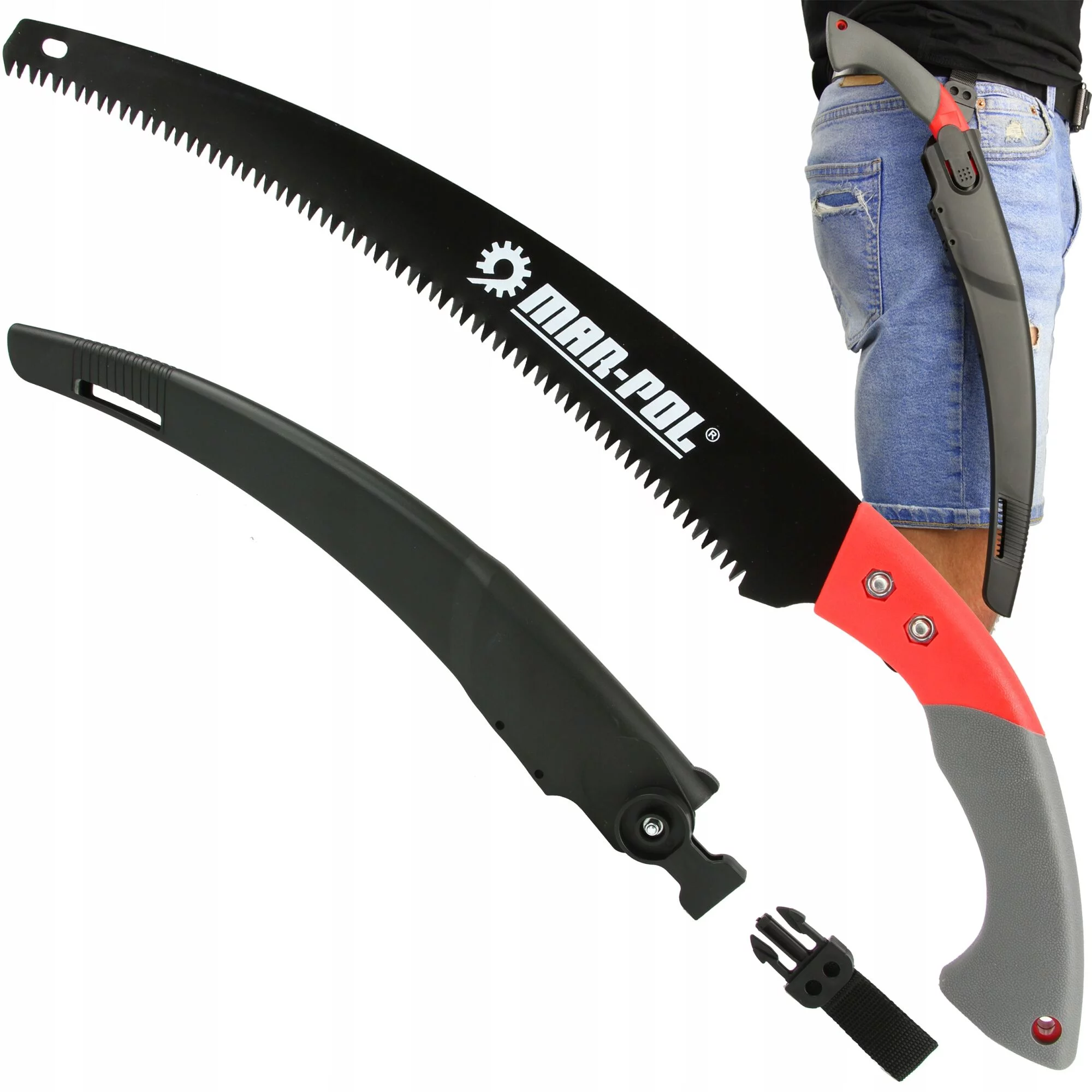 PIŁA RĘCZNA DO DREWNA Z ETUI Z POWŁOKĄ TEFLONOWĄ 350MM