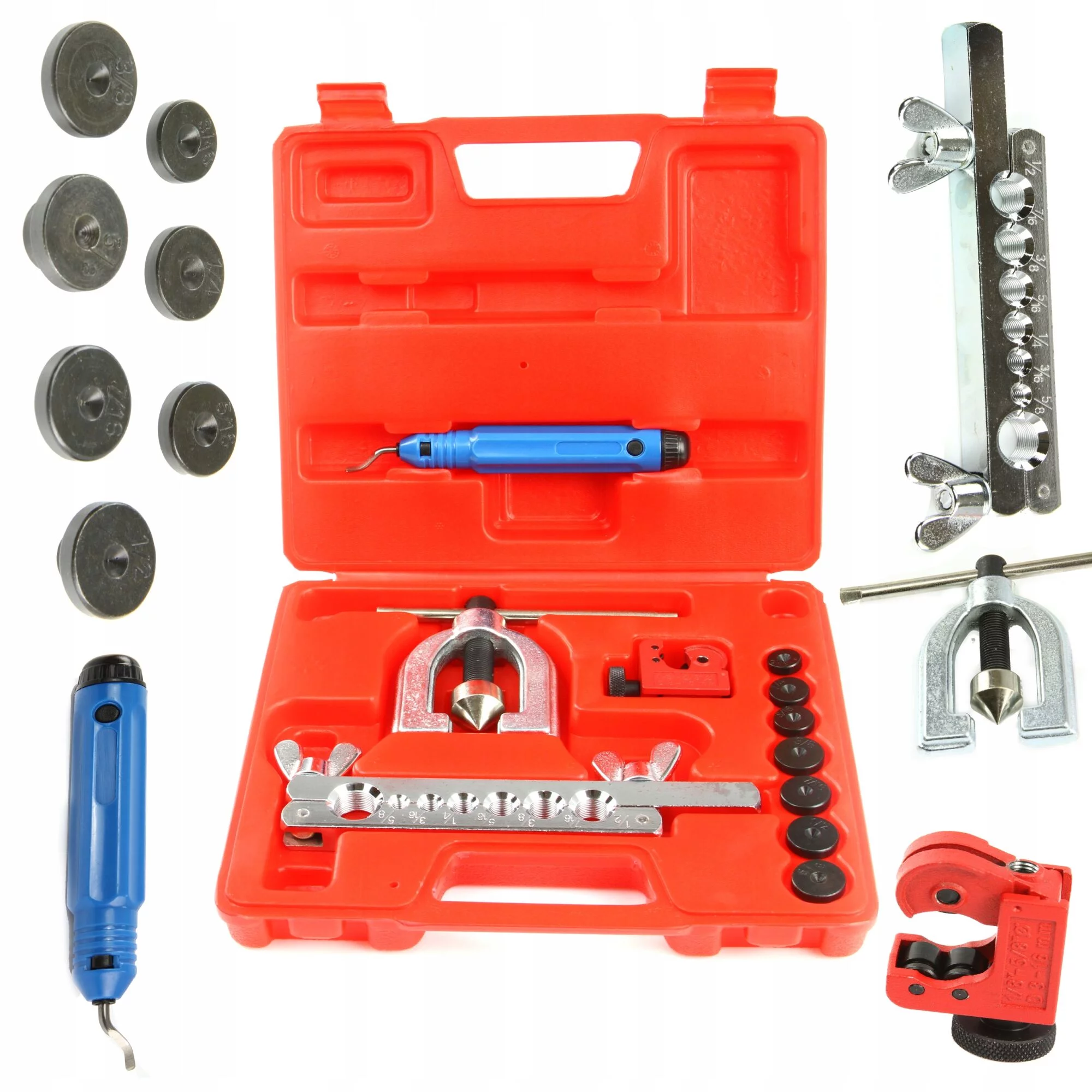 ZESTAW DO ZARABIANIA PRZEWODÓW HAMULCOWYCH 11 ELEMENTÓW