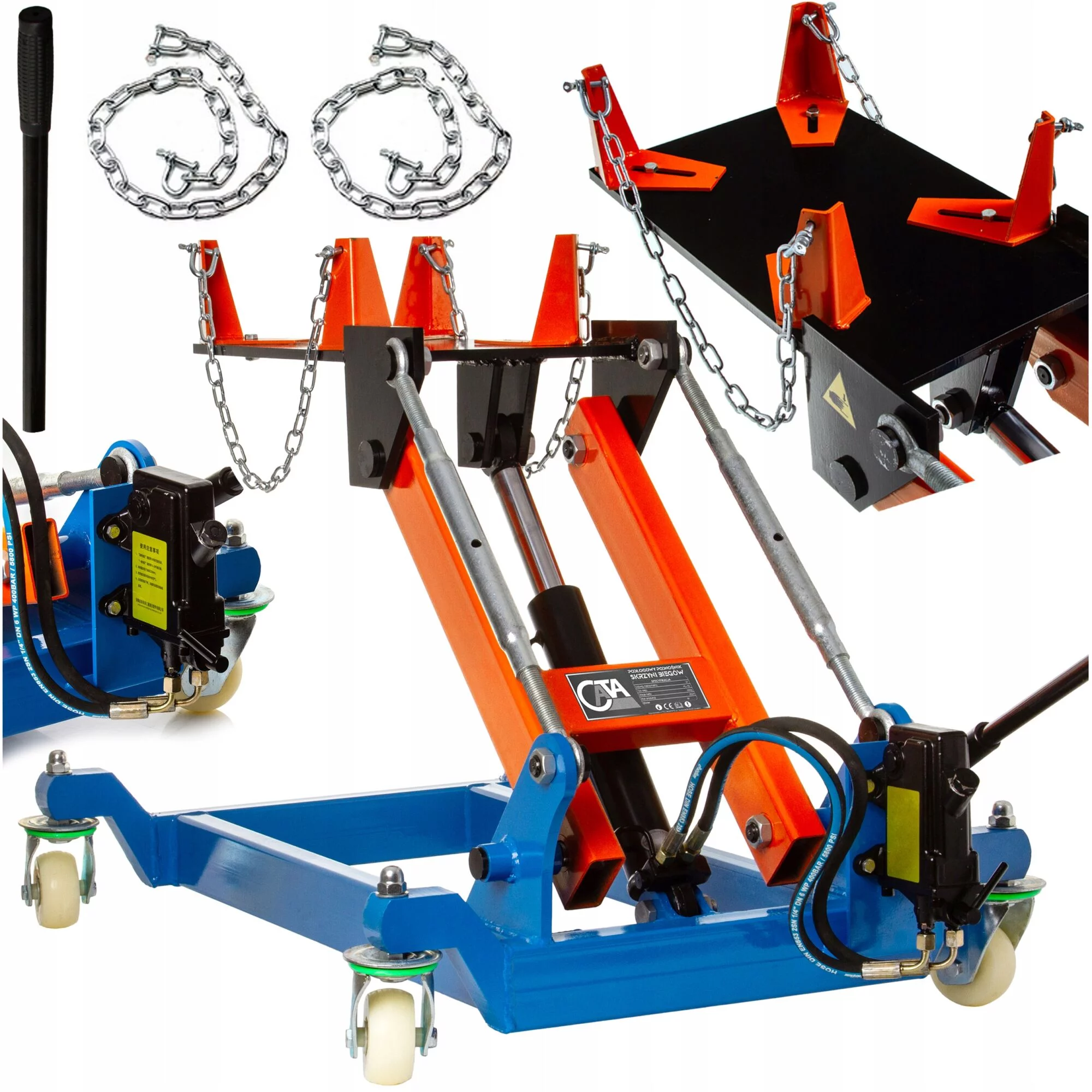 PODNOŚNIK HYDRAULICZNY SKRZYNI BIEGÓW PODŁOGOWY 3T 3000kg ATV TIR CATA