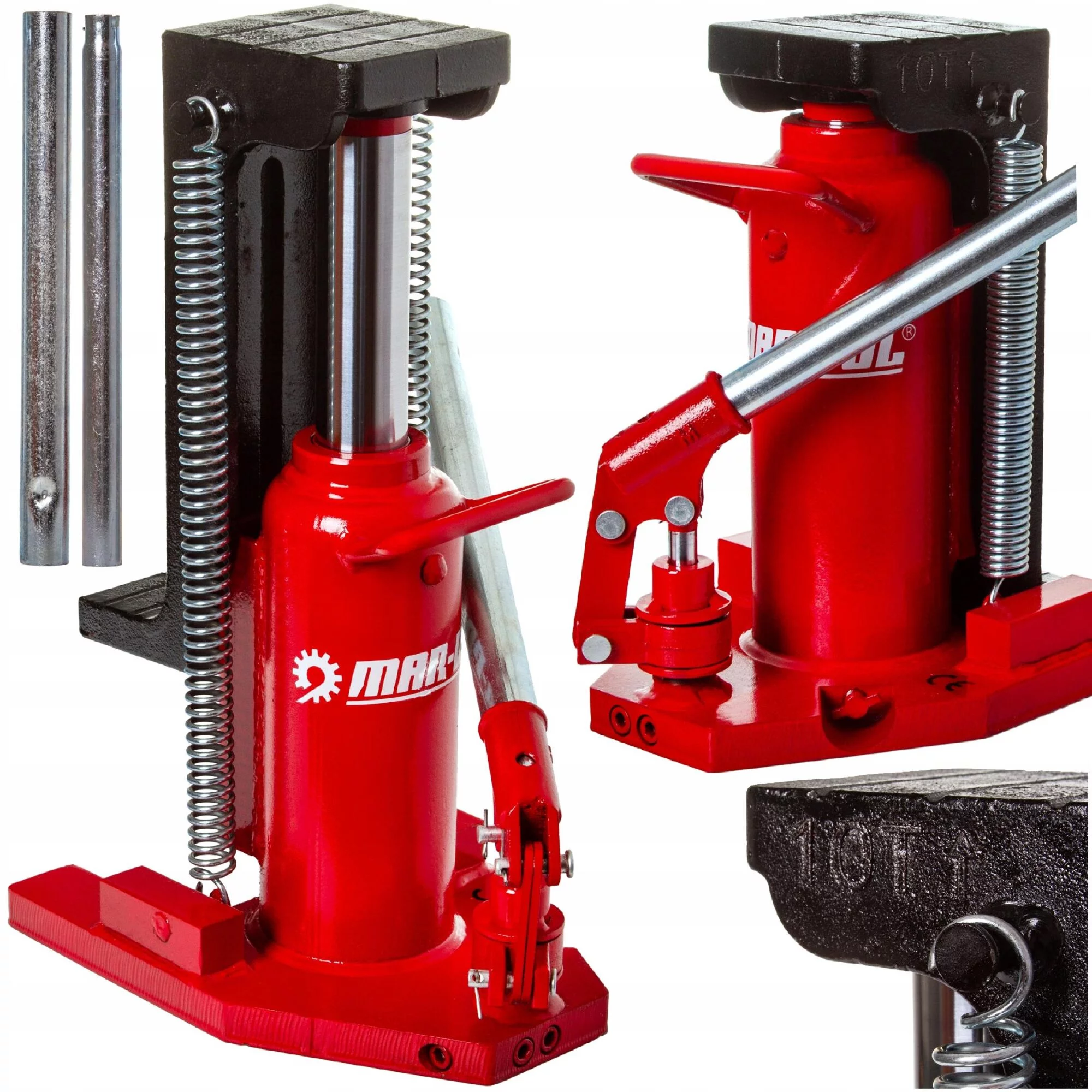 PODNOŚNIK MASZYNOWY PAZUROWY 10T MP