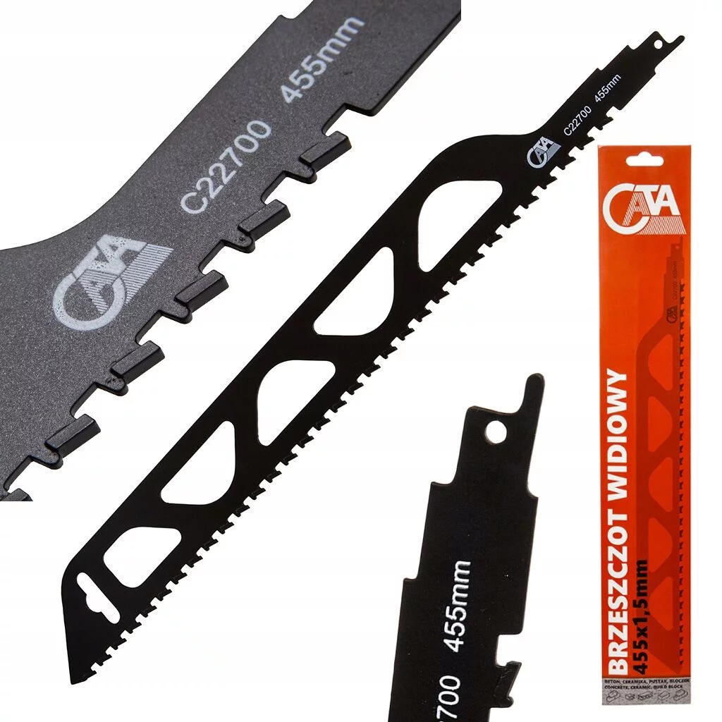 BRZESZCZOT WIDIOWY DO PIŁY SZABLASTEJ 455mm LISICY DO PUSTAKÓW CEGŁY