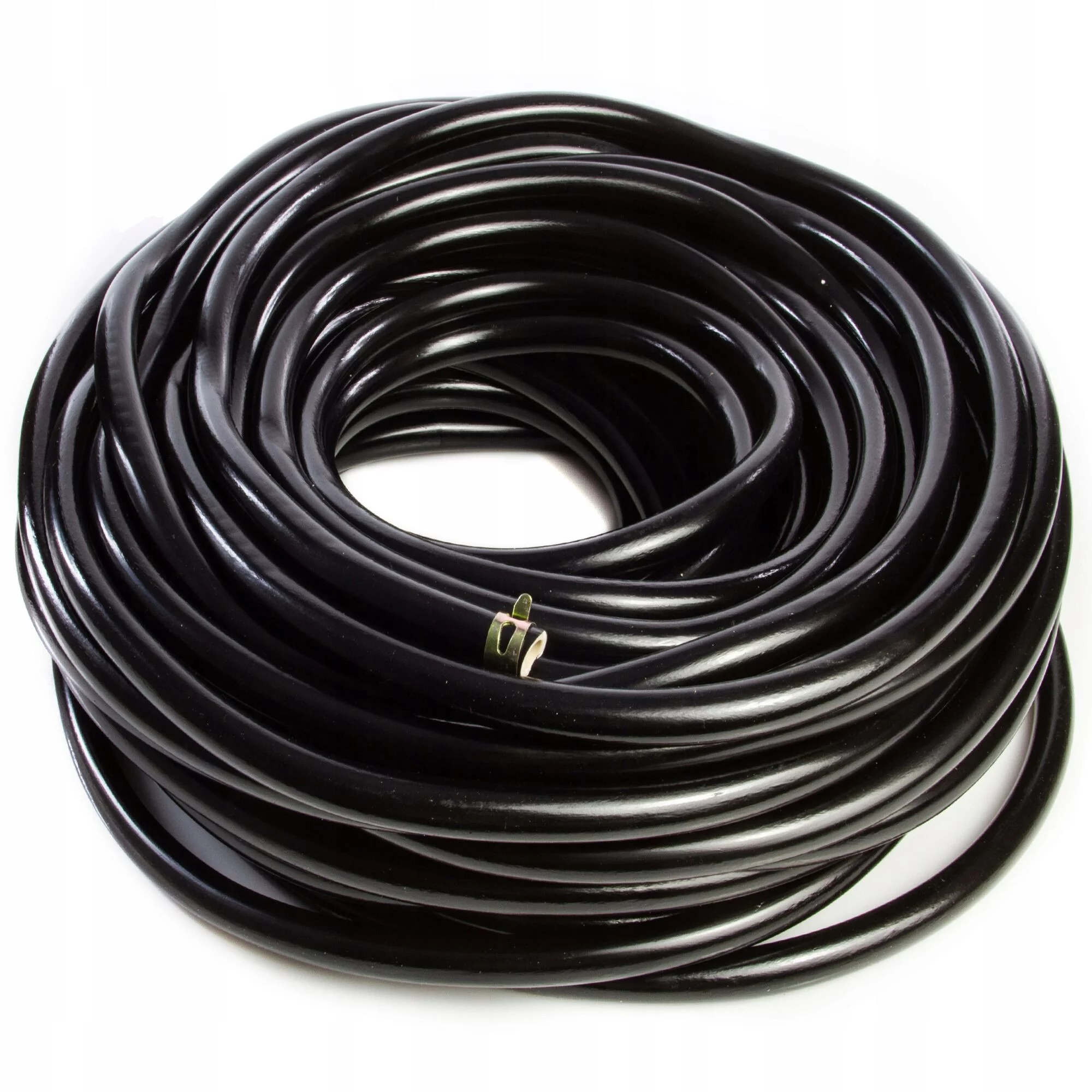 WĘŻYK PRZEWÓD WĄŻ SILIKONOWY CZARNY DO NAPOWIETRZACZA STAWÓW 12x8mm 35m