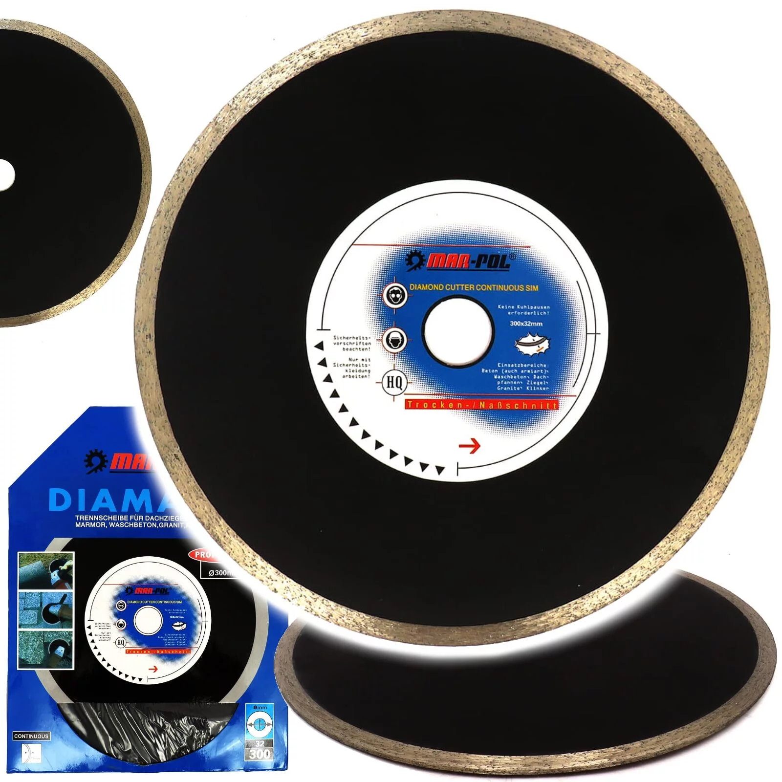 TARCZA DIAMENTOWA DO GLAZURY 300 x 32 /25,4 GŁADKA