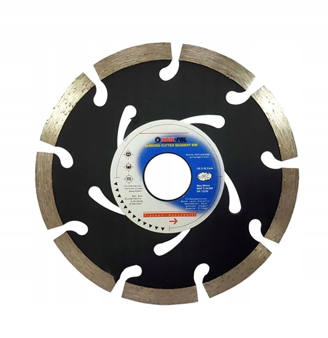 TARCZA DIAMENTOWA 125 mm SEGMENT KOSTKA BETON CEGŁA