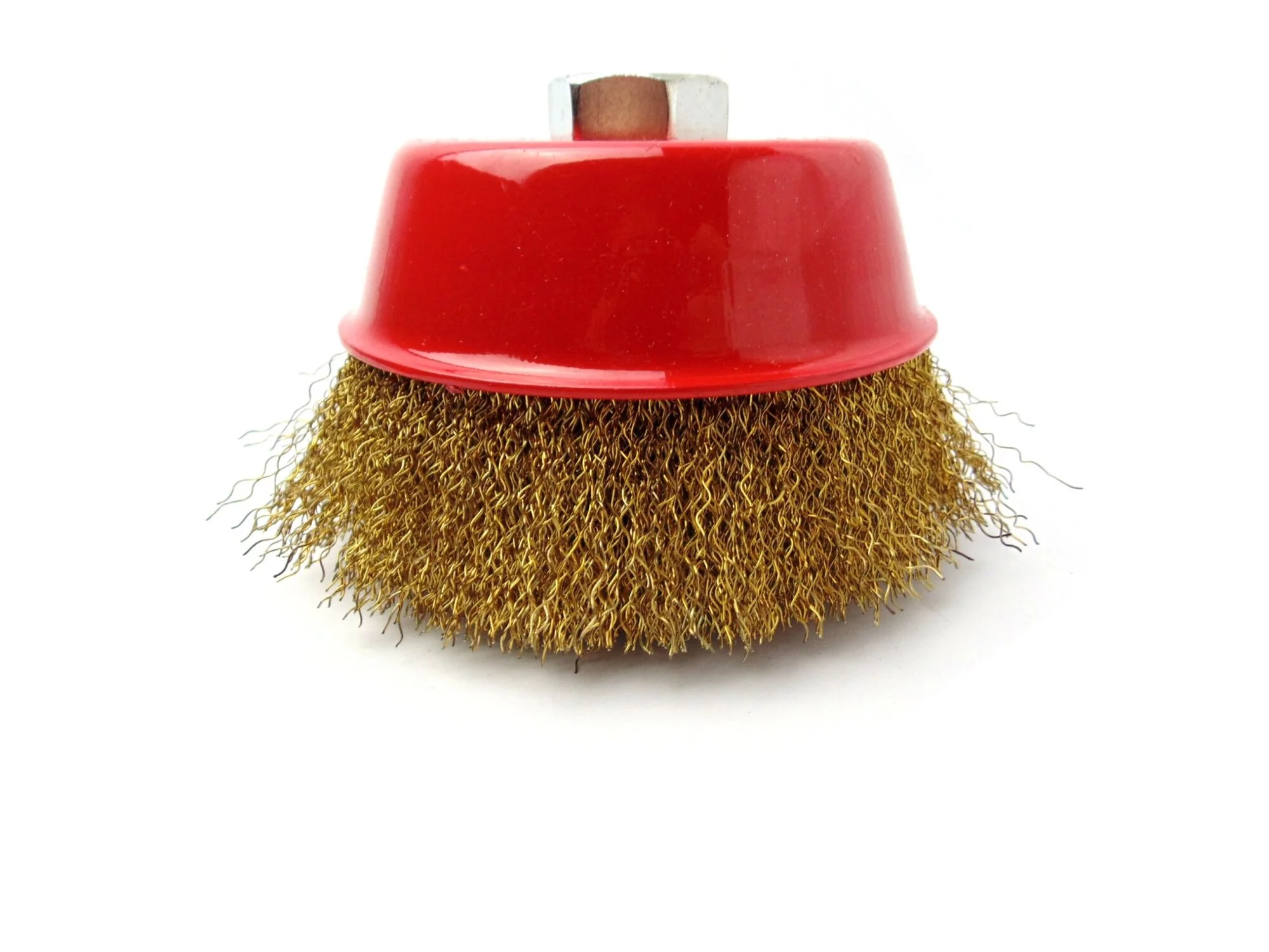 SZCZOTKA DRUCIANA SZLIFIERKI 125mm M14 CZYSZCZENIA METALU FARBY KARBOWANA