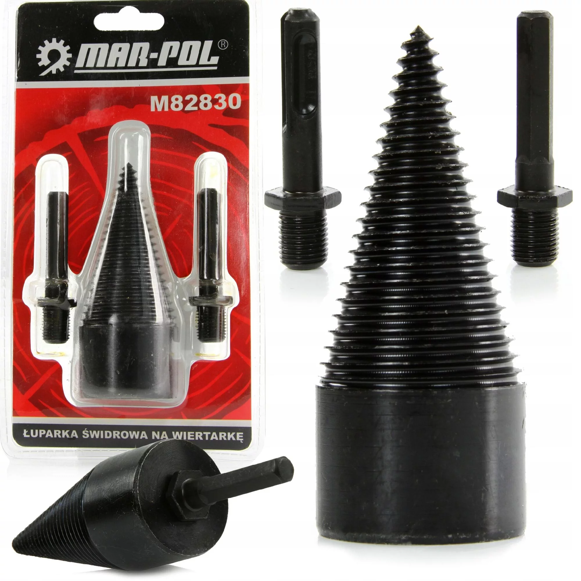 ŚWIDER DO ŁUPANIA DREWNA WIERTŁO ŁUPARKA 100x42mm M12