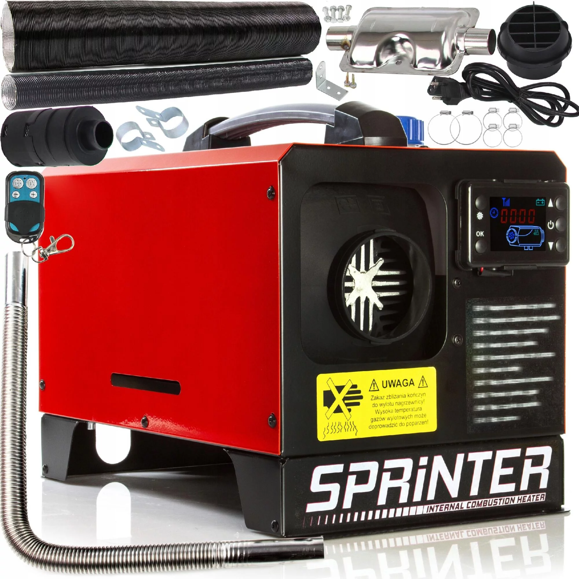 NAGRZEWNICA SPALINOWA WEBASTO DMUCHAWA OLEJOWA OGRZEWANIE POSTOJOWE 9KW