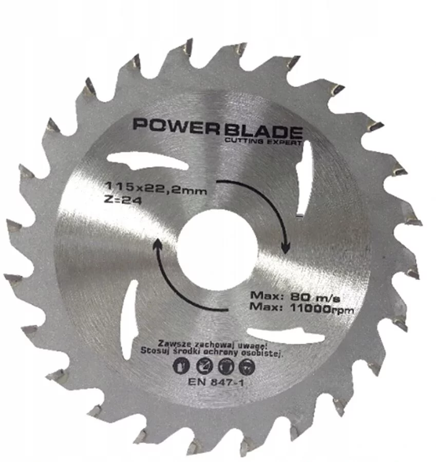 TARCZA PIŁA WIDIOWA DO DREWNA WIDIA 115mm 24T