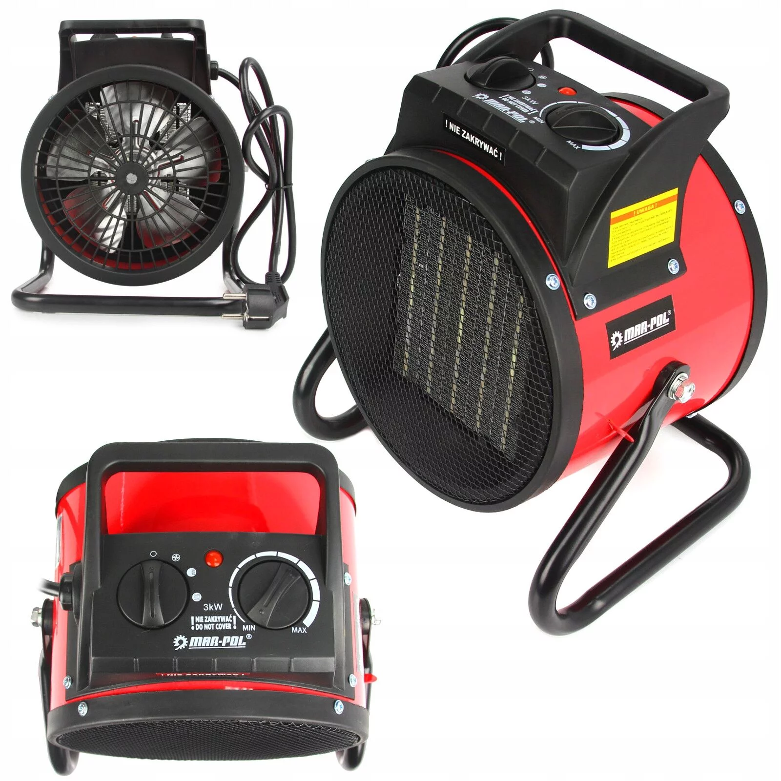 NAGRZEWNICA ELEKTRYCZNA PTC 3kW