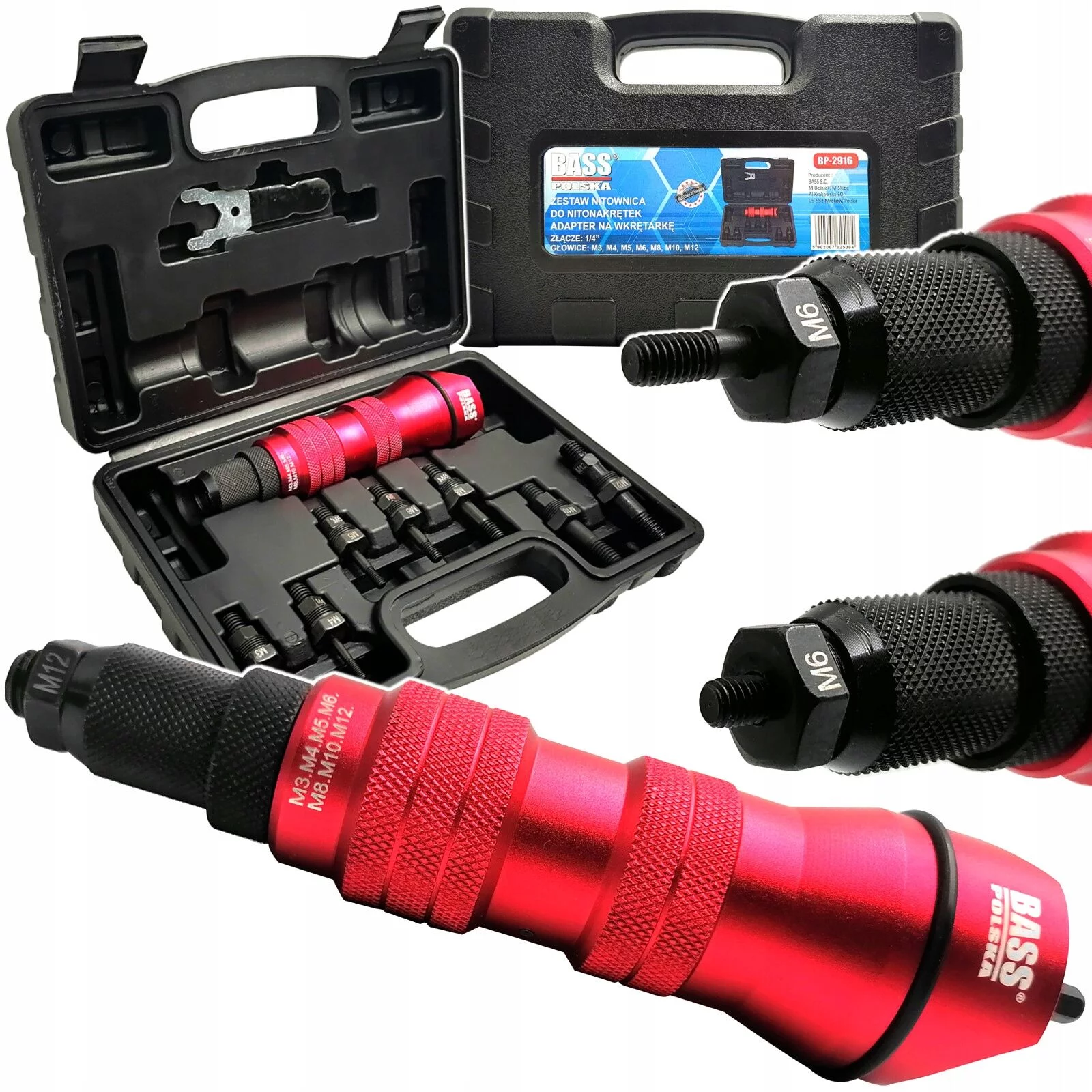 NITOWNICA DO NITONAKRĘTEK M3-M12 na wkrętarkę