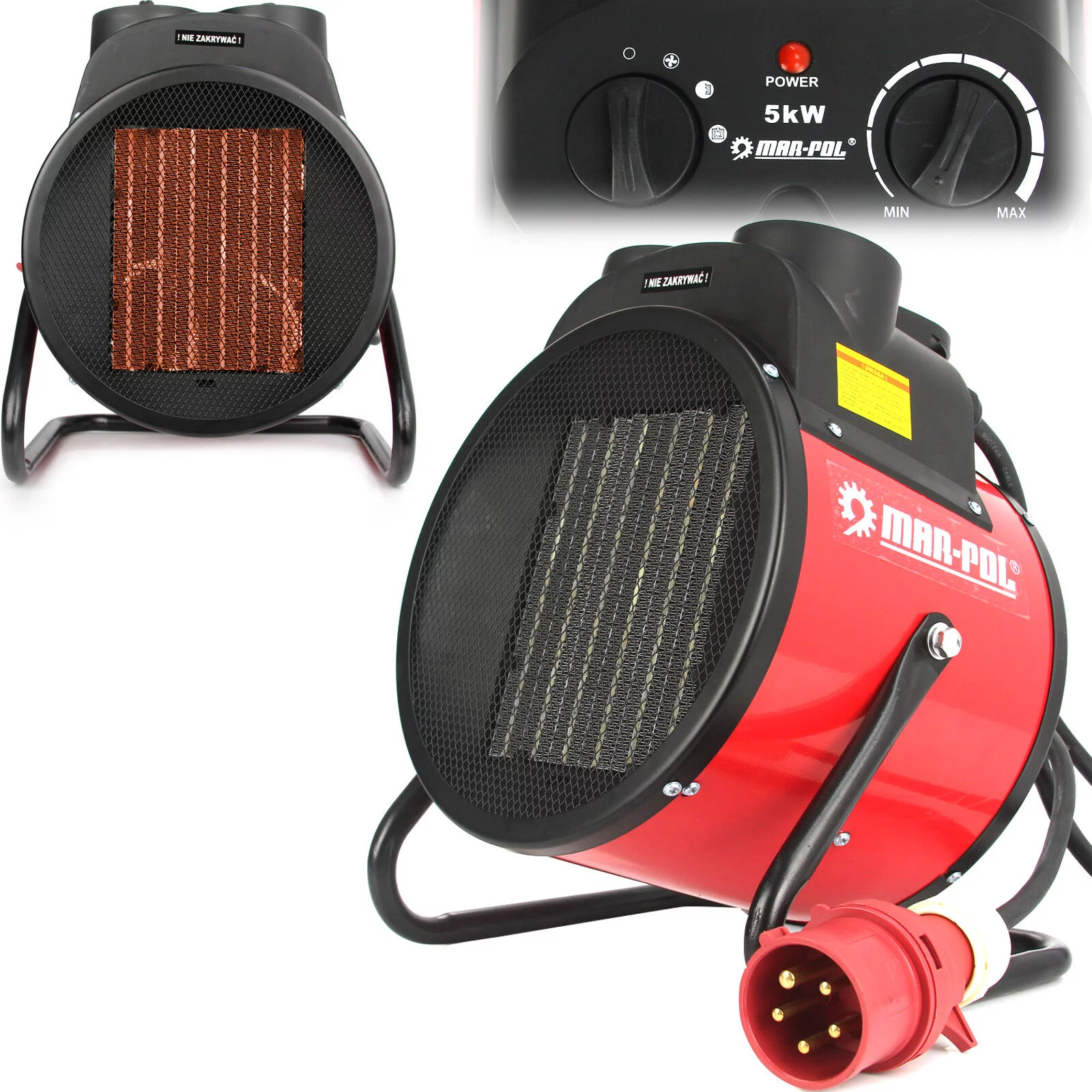 NAGRZEWNICA ELEKTRYCZNA PTC 5kW 400V