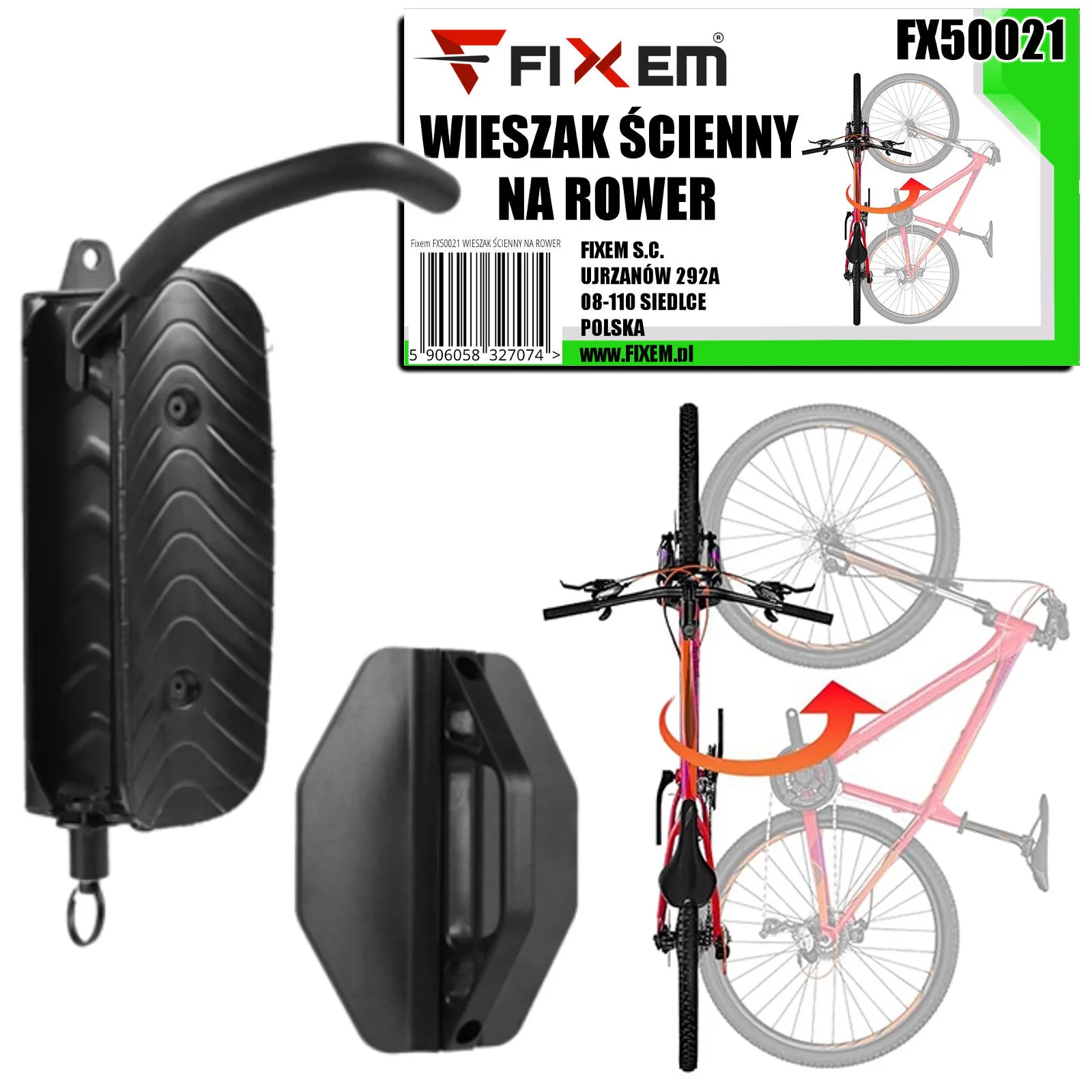 WIESZAK ŚCIENNY NA ROWER
