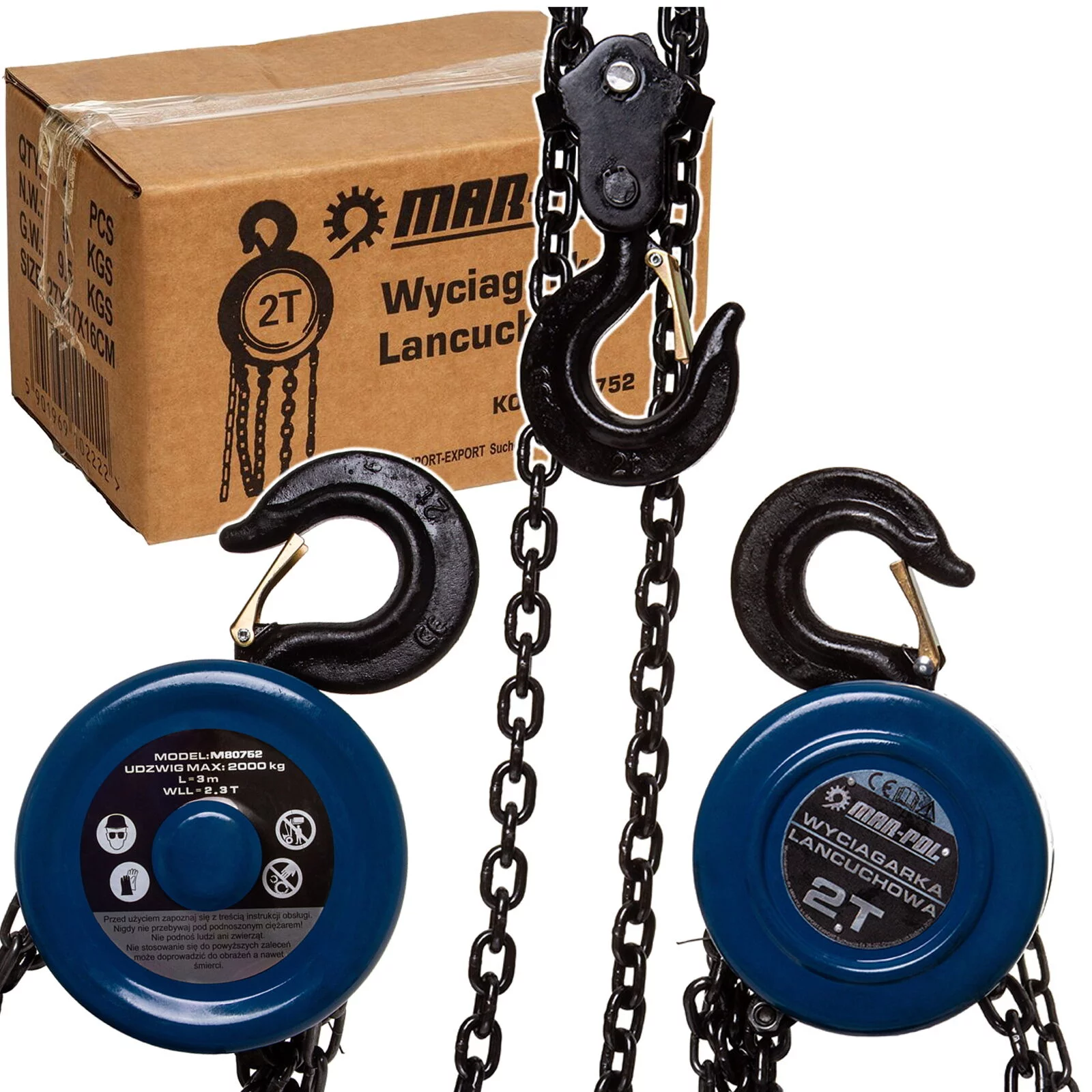 WCIĄGARKA ŁAŃCUCHOWA 2T