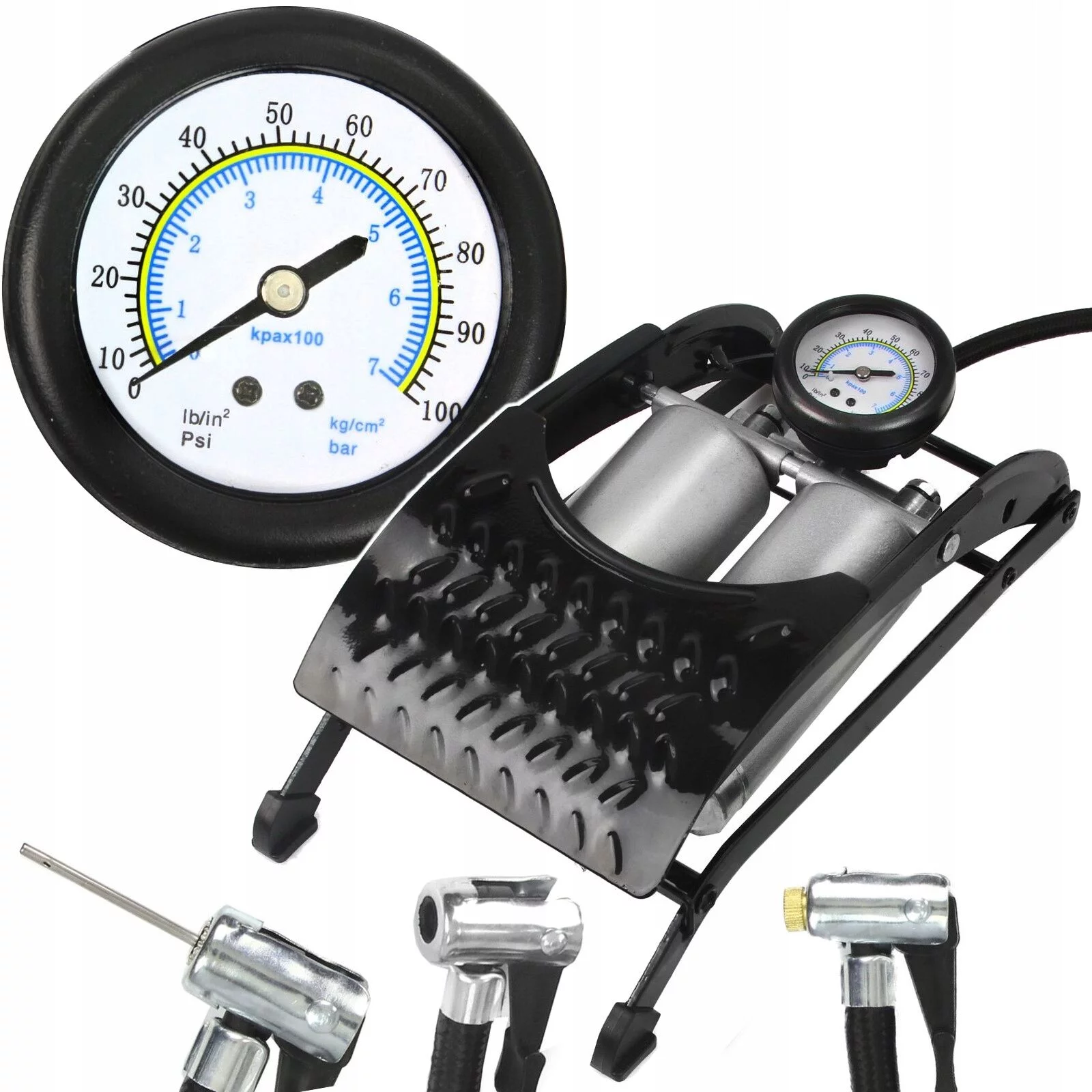 POMPKA NOŻNA 2-tłoki RIPPER