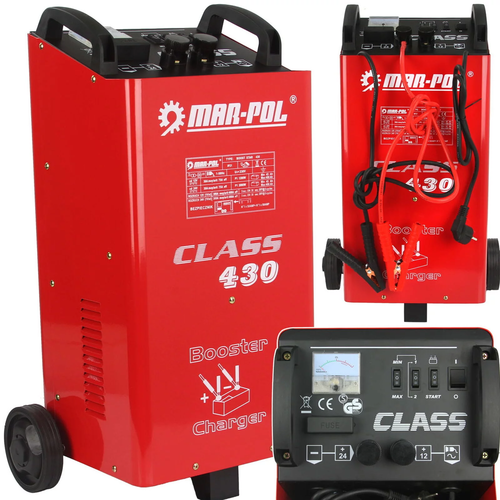 PROSTOWNIK Z ROZRUCHEM 12/24V 430 MP