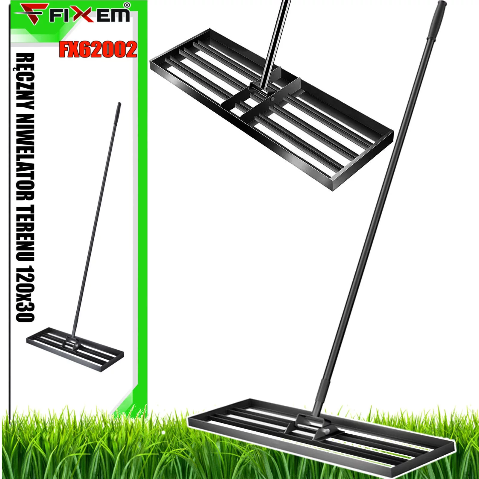 RĘCZNY NIWELATOR TERENU 120x30